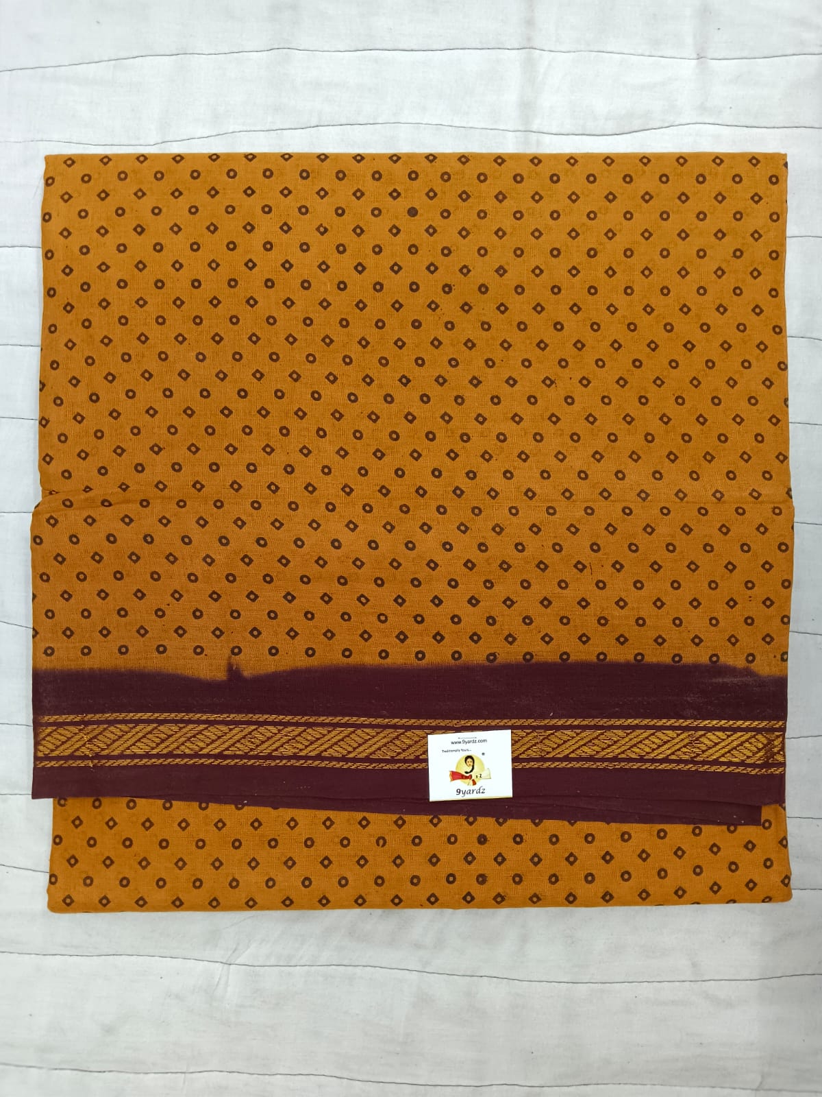 Sungudi cotton 10.5 yards madisar