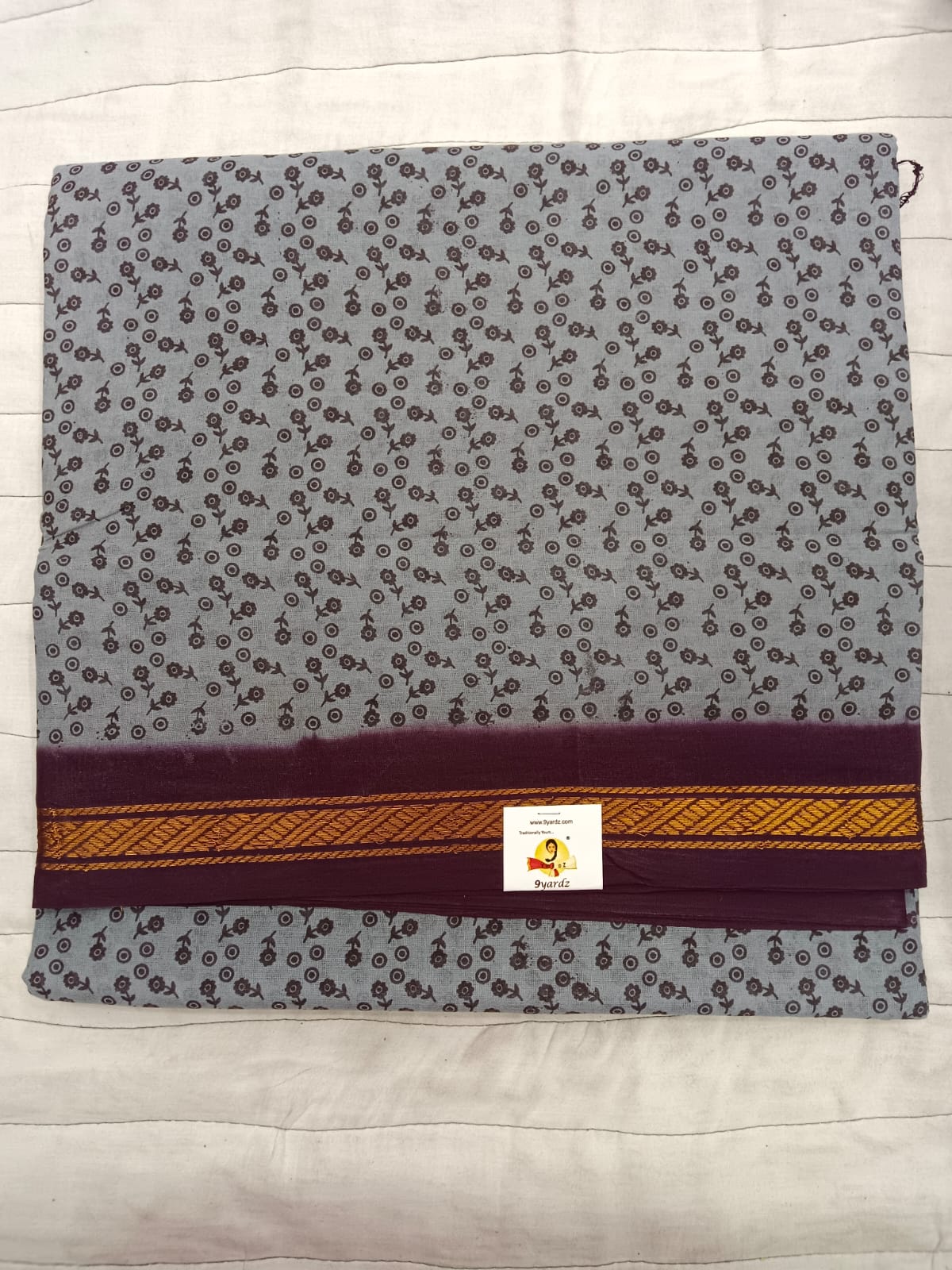 Sungudi cotton 10.5 yards madisar