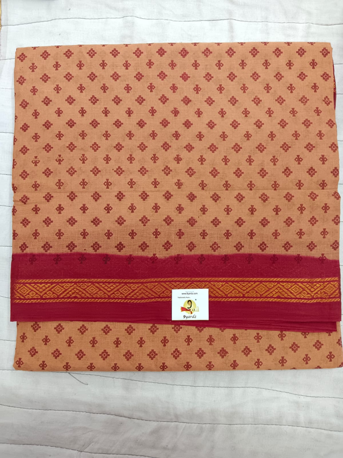 Sungudi cotton 10.5 yards madisar