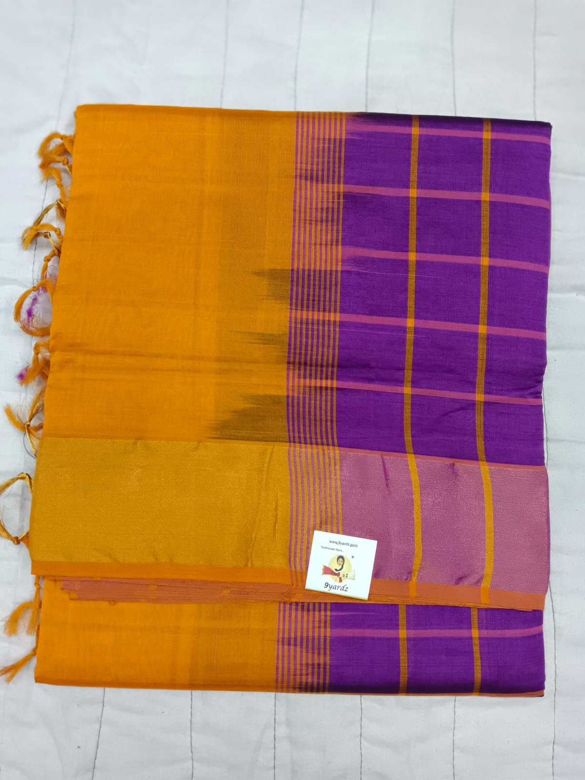 Semi silk cotton 6Yards