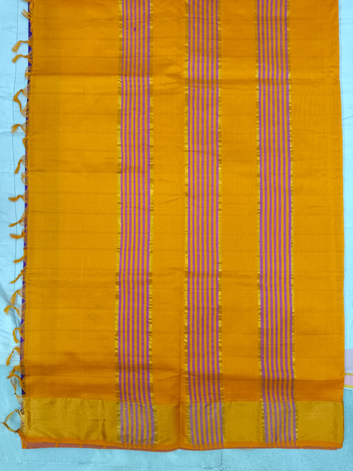 Semi silk cotton 6Yards