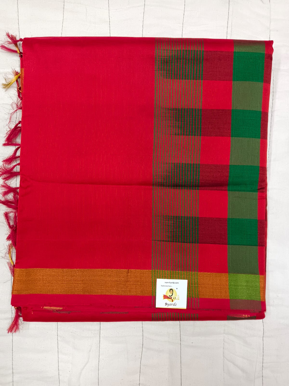 Semi silk cotton 6Yards