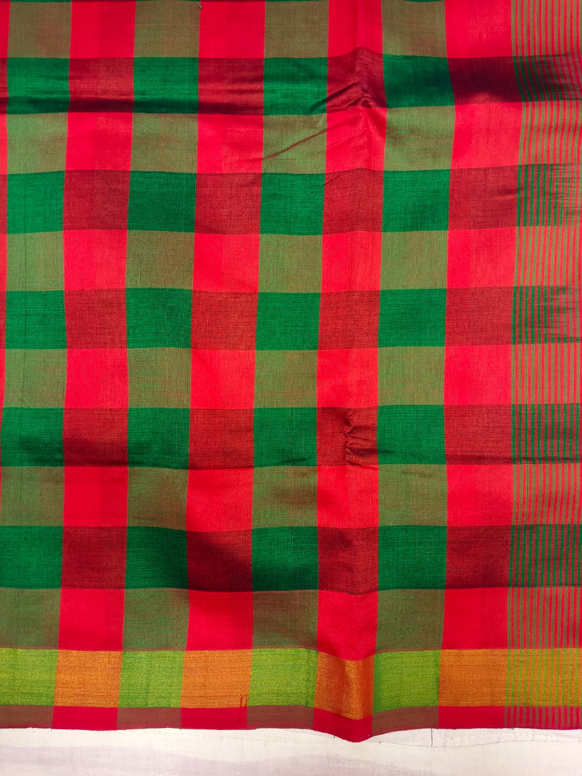 Semi silk cotton 6Yards