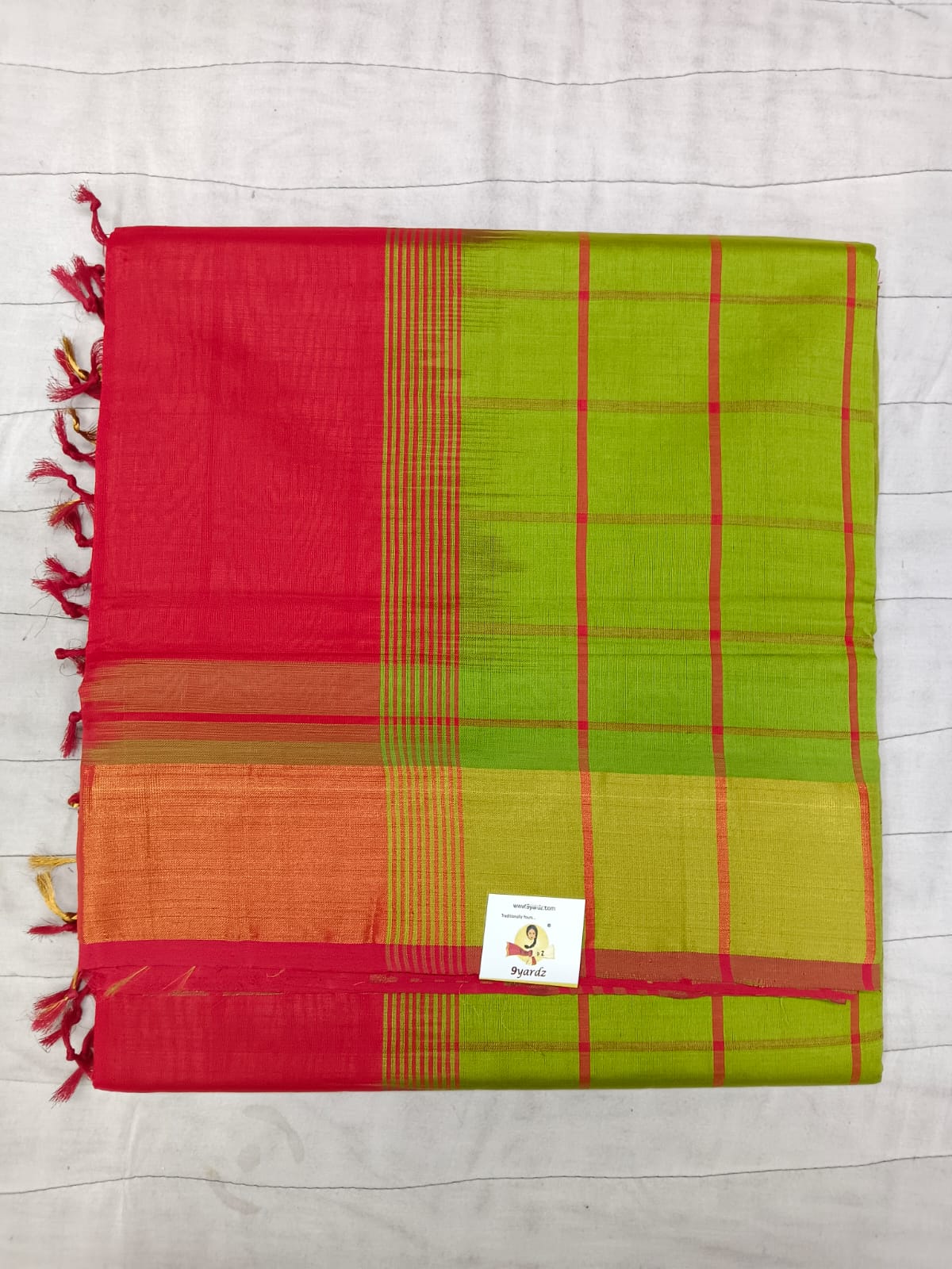 Semi silk cotton 6Yards