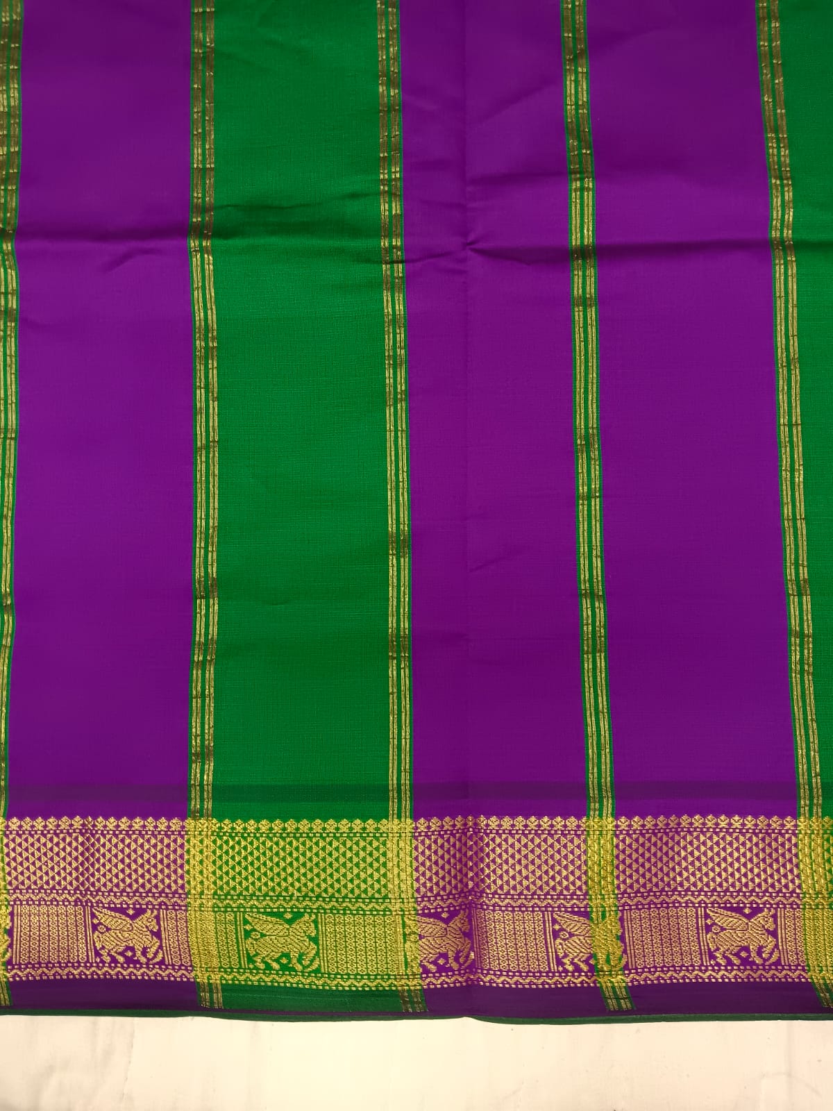 Semi silk cotton 6Yards