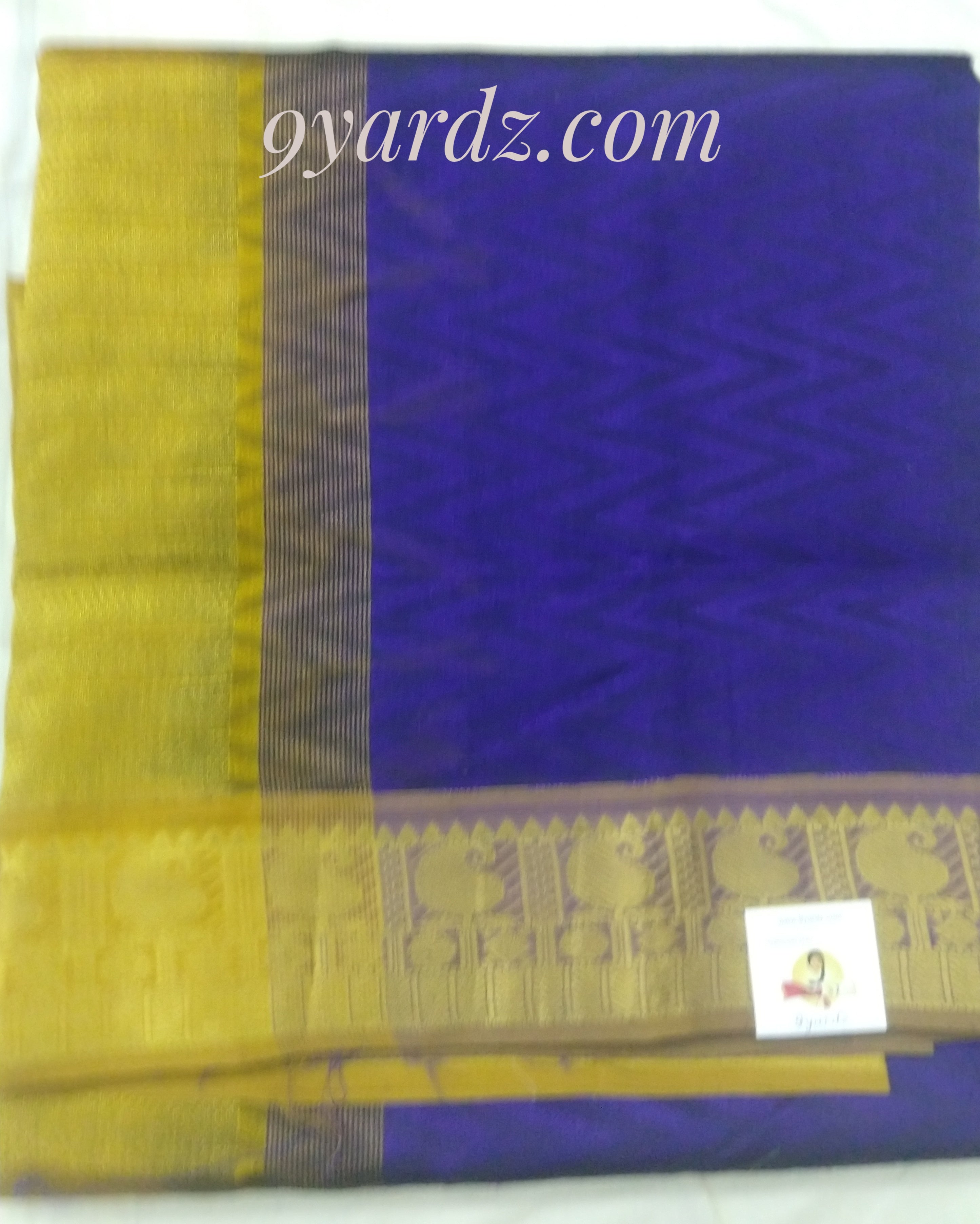 Pure silk cotton - Dark Blue by mustard