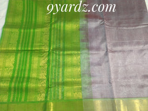 Pure silk cotton - brownish grey by green