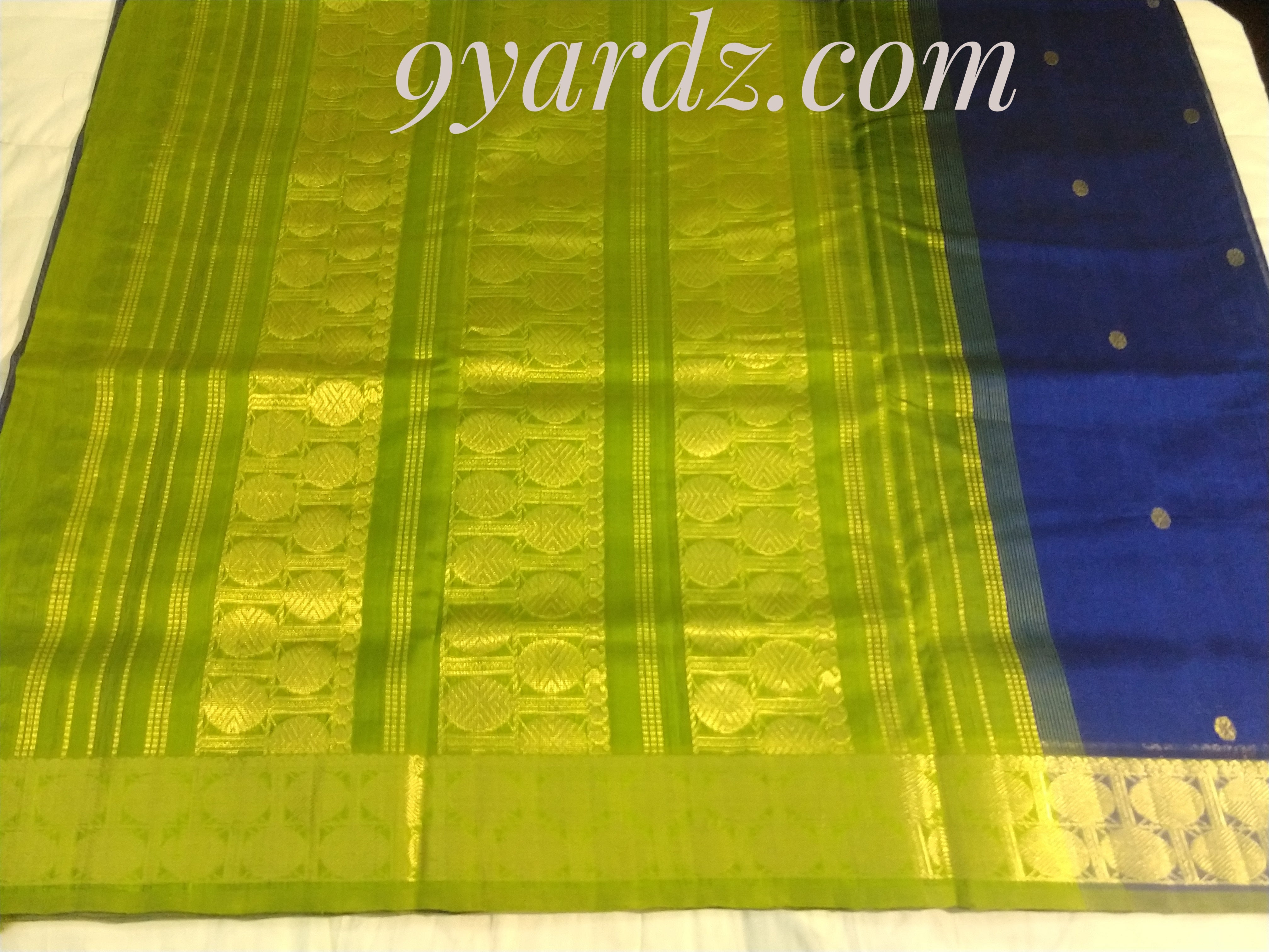 Pure silk cotton - Dark Blue by green