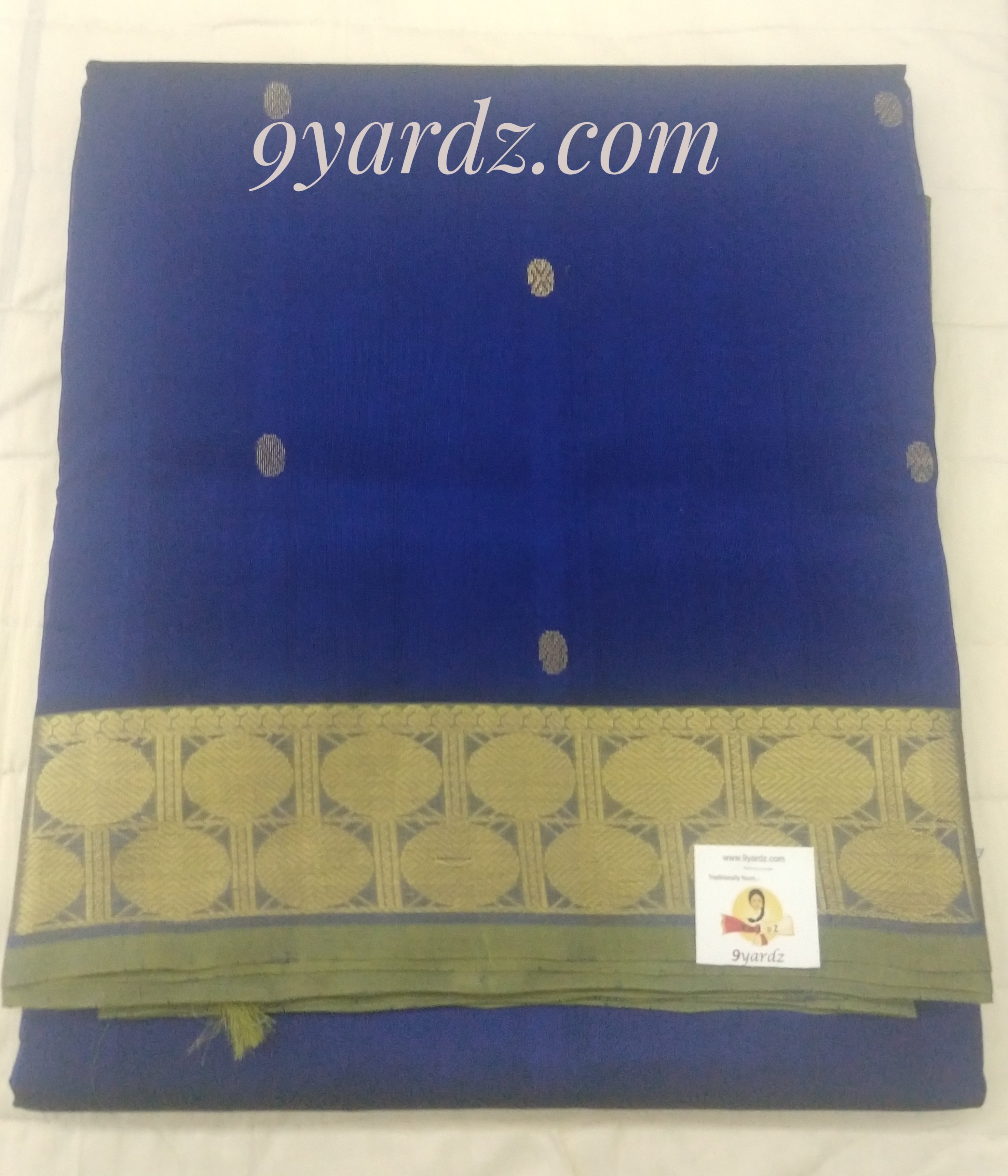 Pure silk cotton - Dark Blue by green
