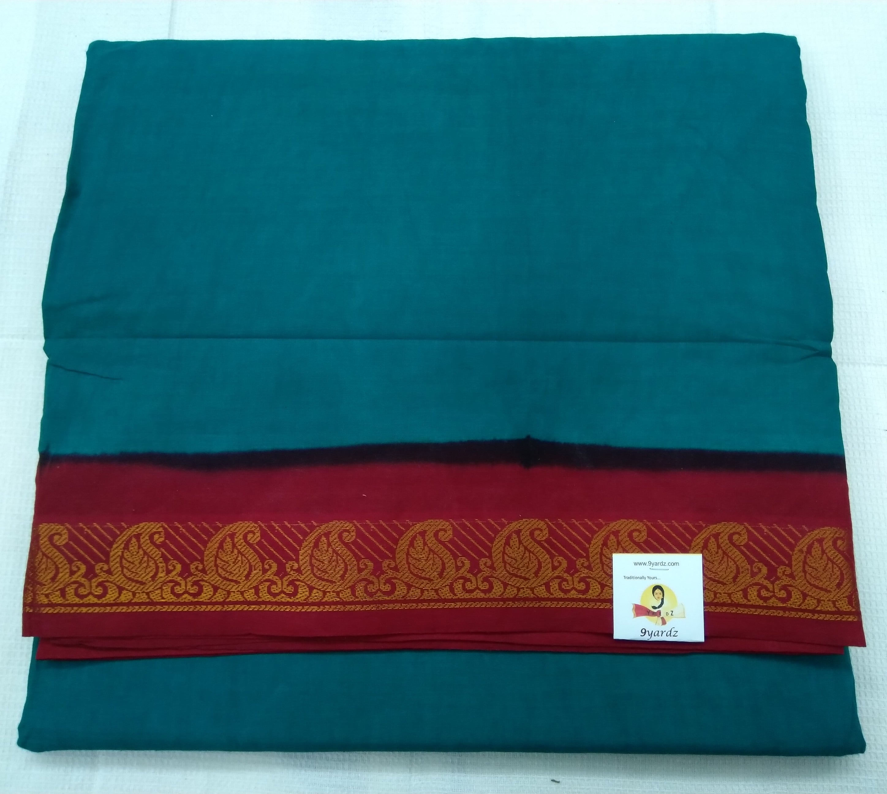 Plain Body Sungudi 10.5 yardz
