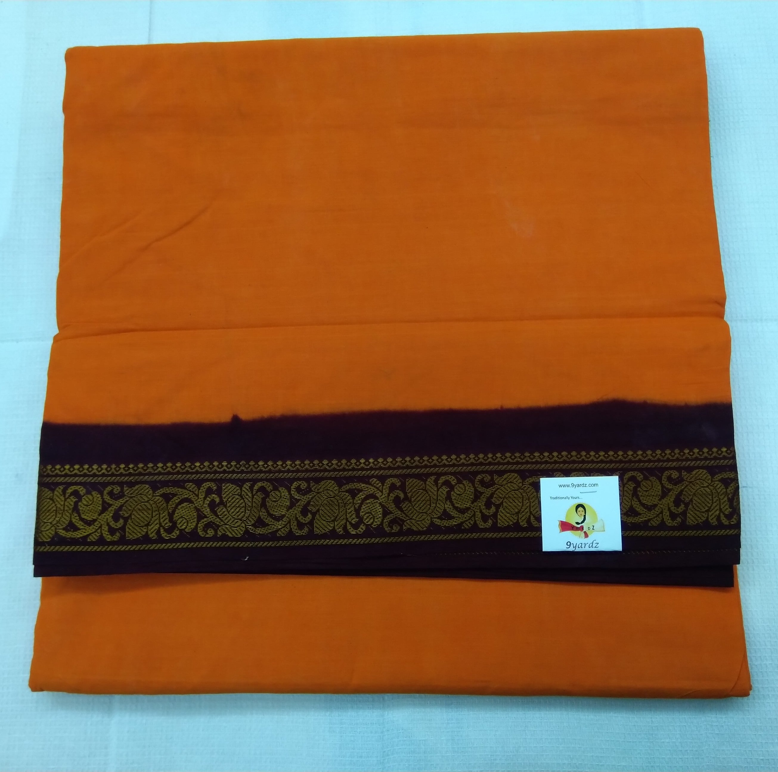 Plain Body Sungudi 10.5 yardz