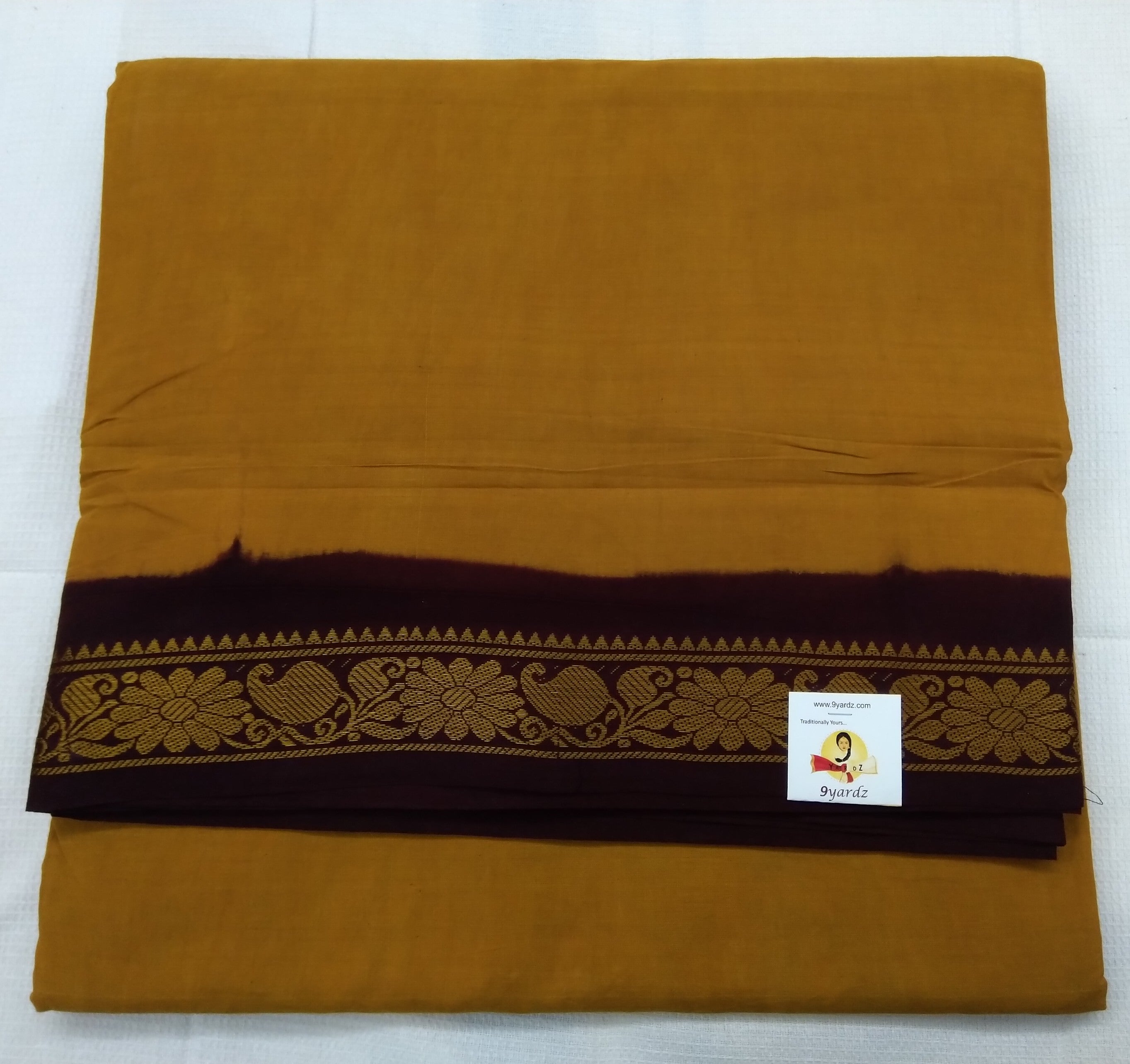 Plain Body Sungudi 10.5 yardz