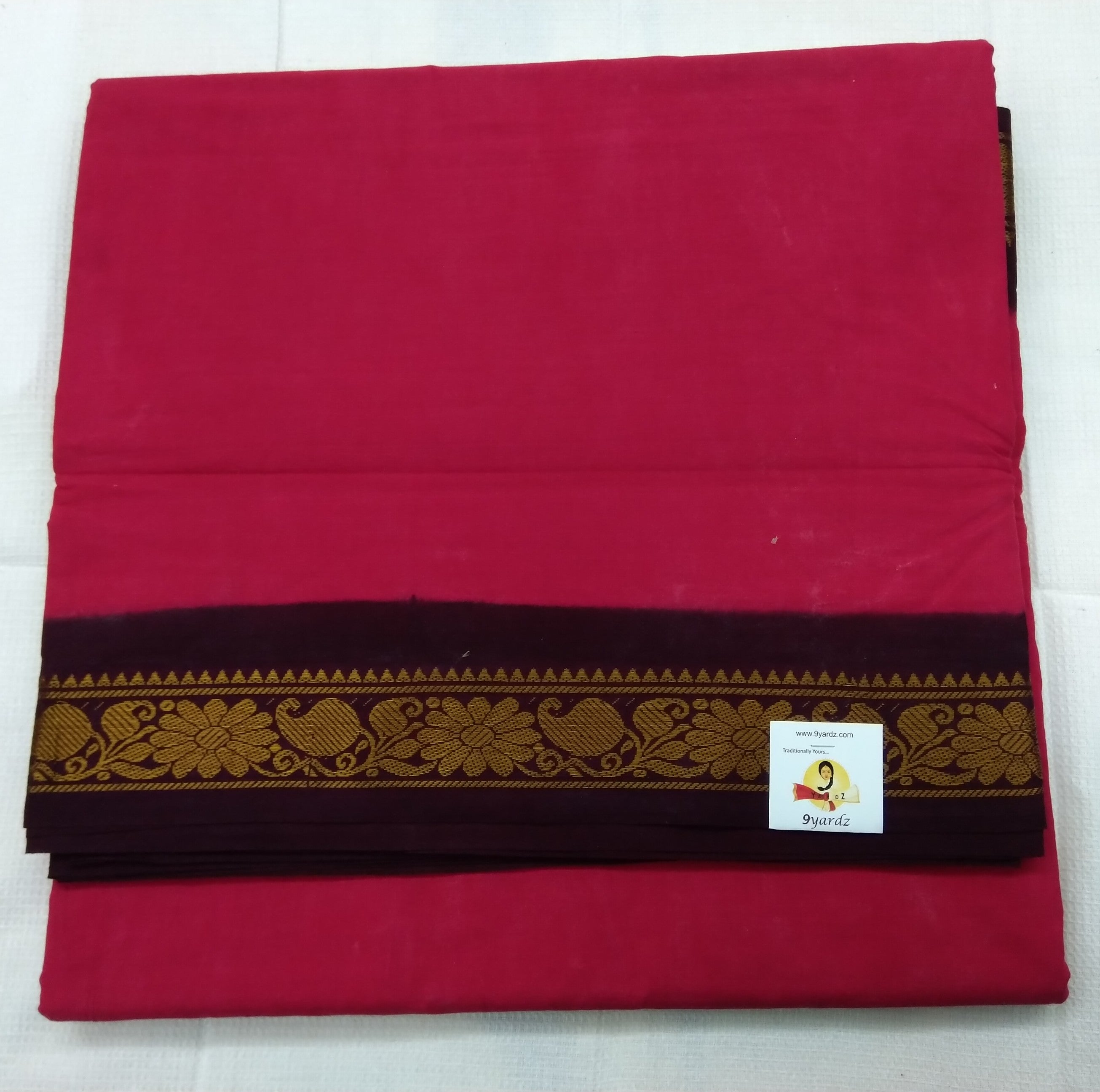Plain Body Sungudi 10.5 yardz