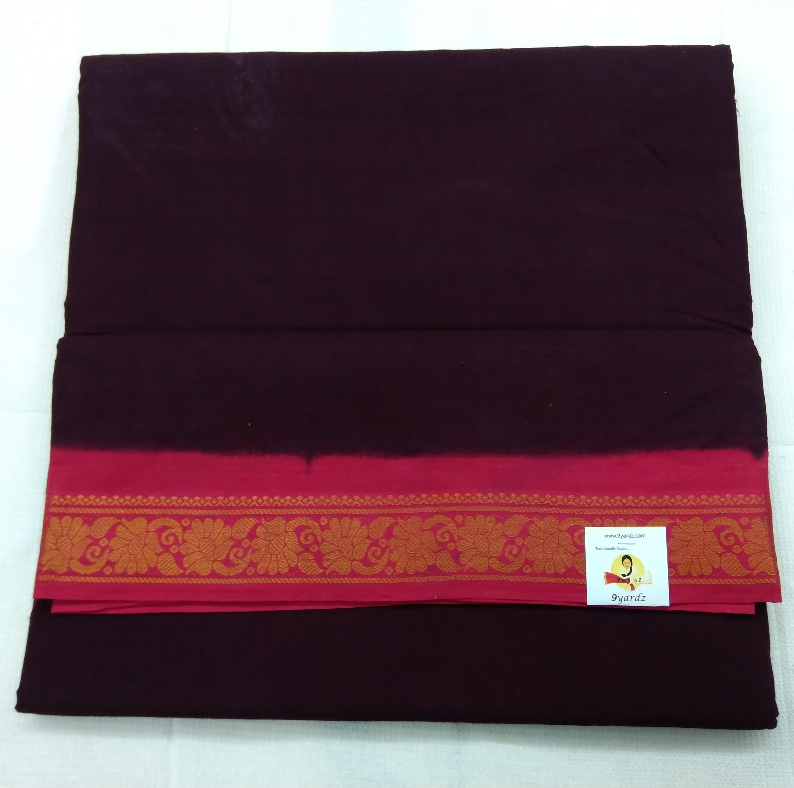 Plain Body Sungudi 10.5 yardz