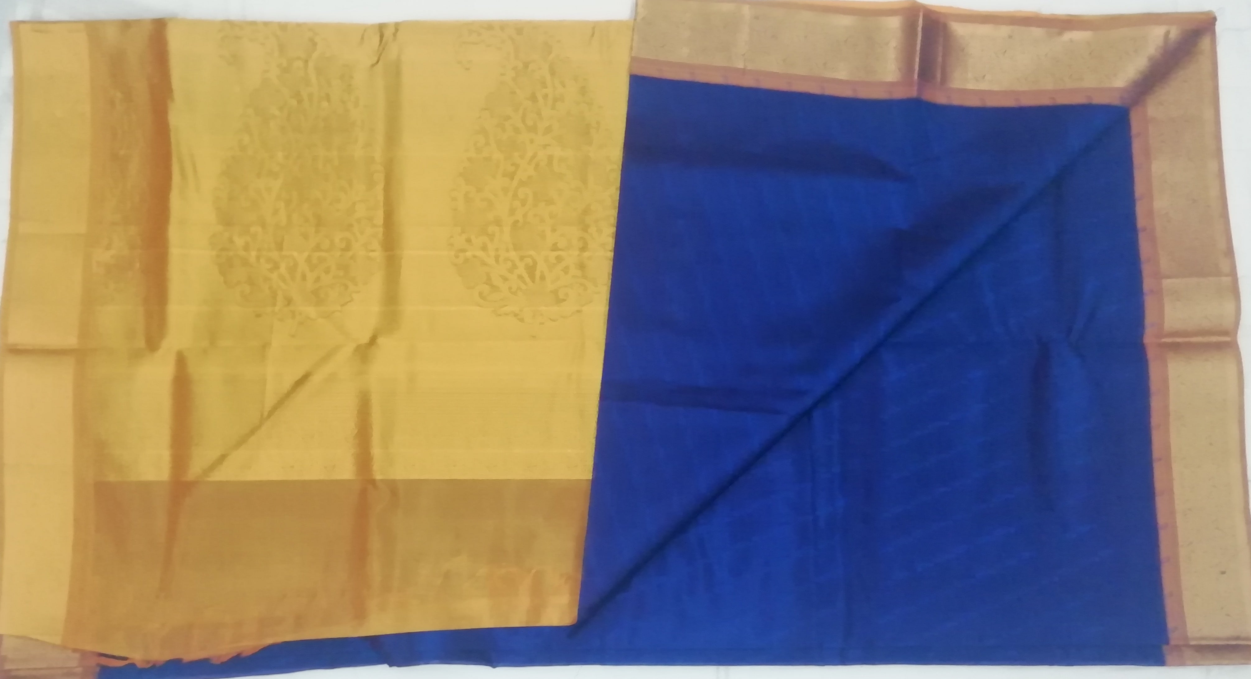 Pure silk cotton- embossed, 10 yards madisar