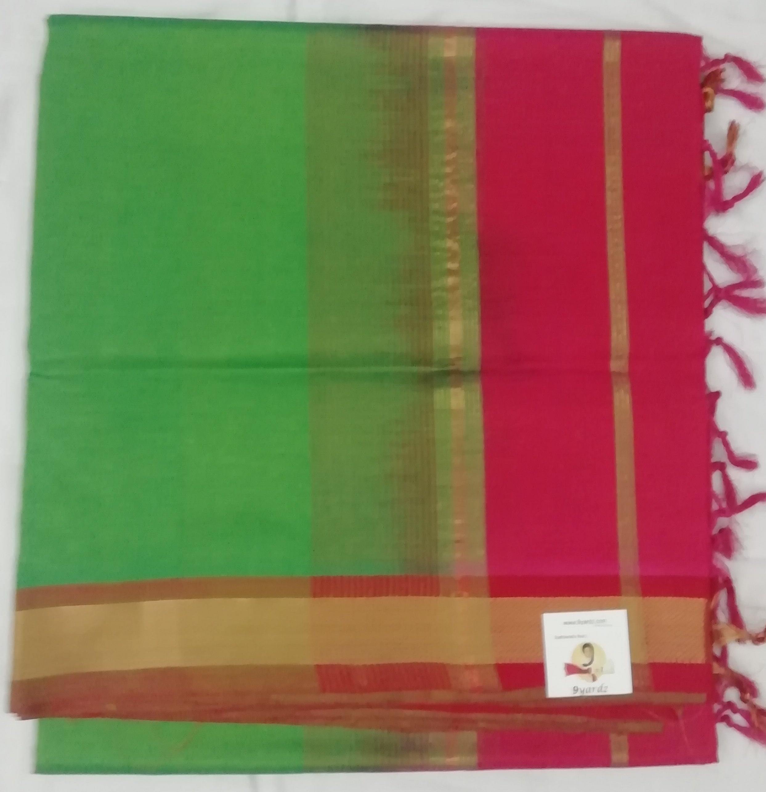 Pure Silk cotton- simple border