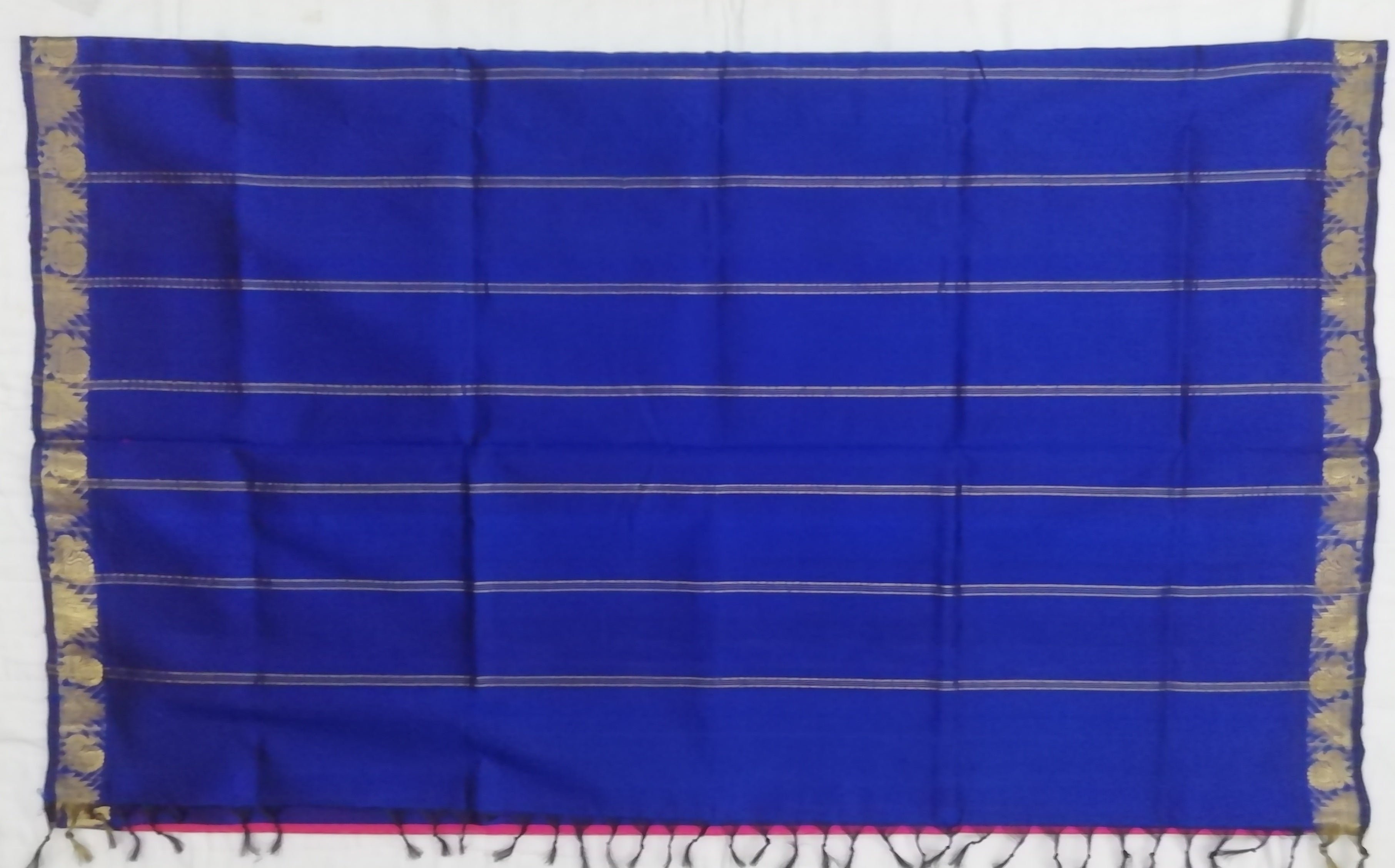 Pure Silk cotton- simple border