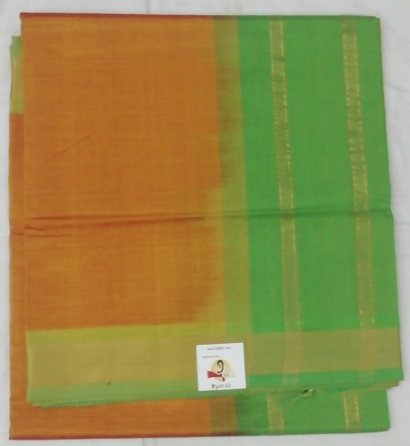 Pure Silk cotton- simple border