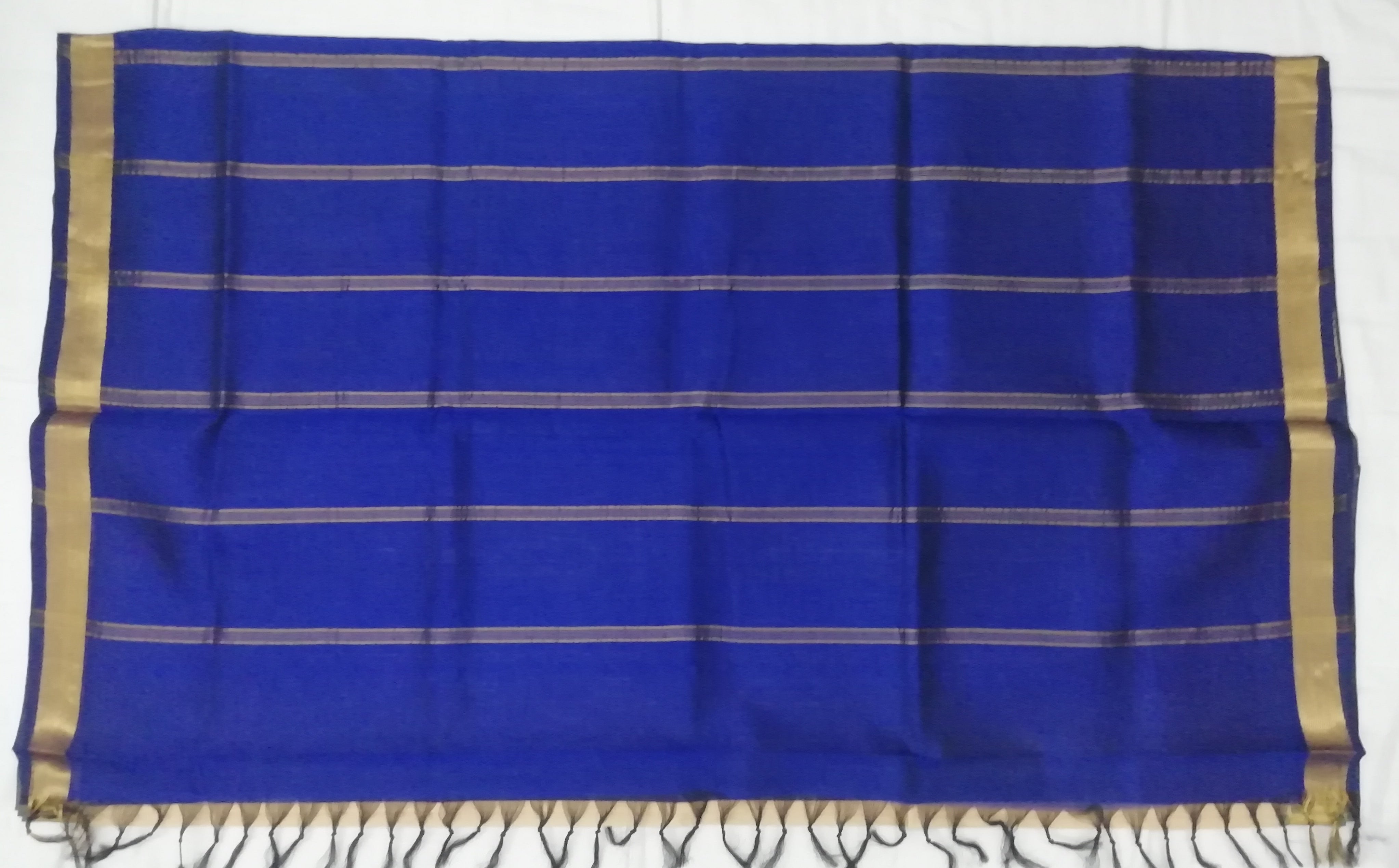 Pure Silk cotton- simple border