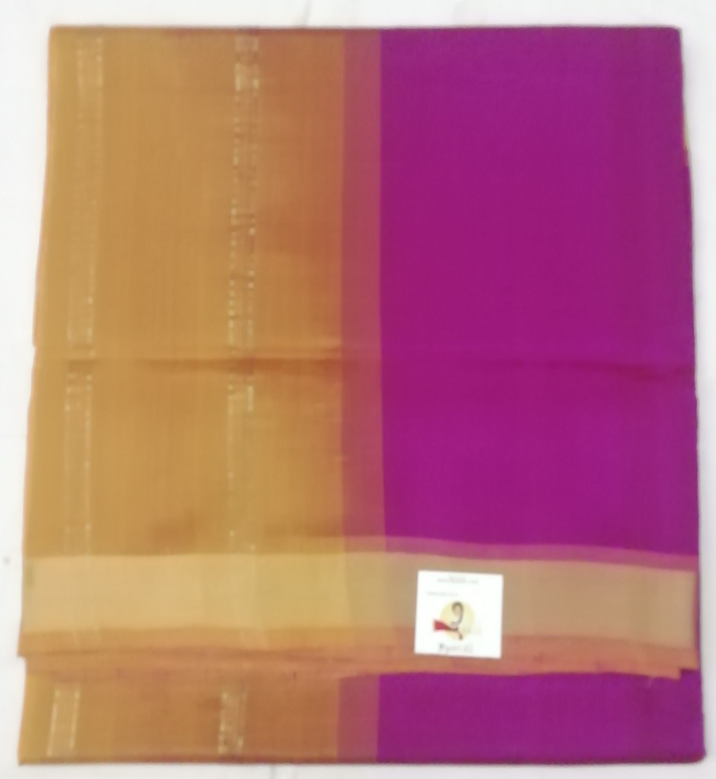 Pure Silk cotton- simple border