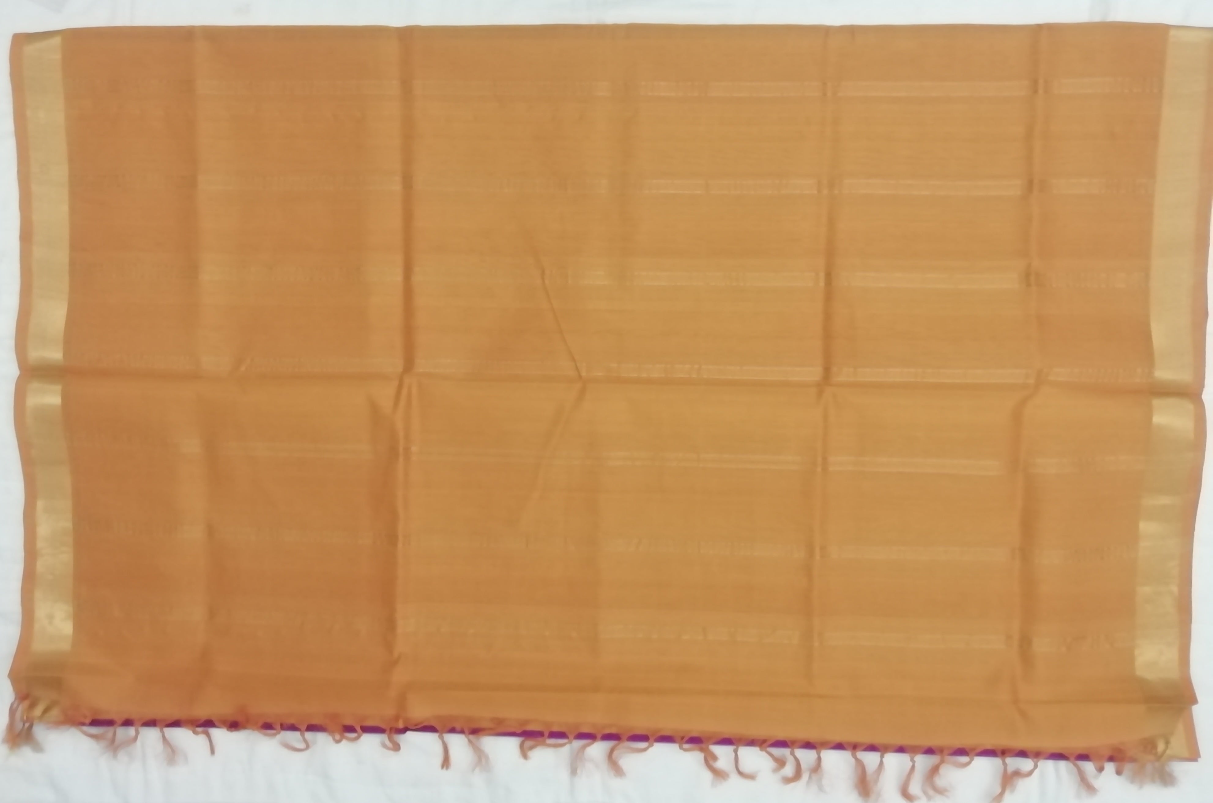Pure Silk cotton- simple border