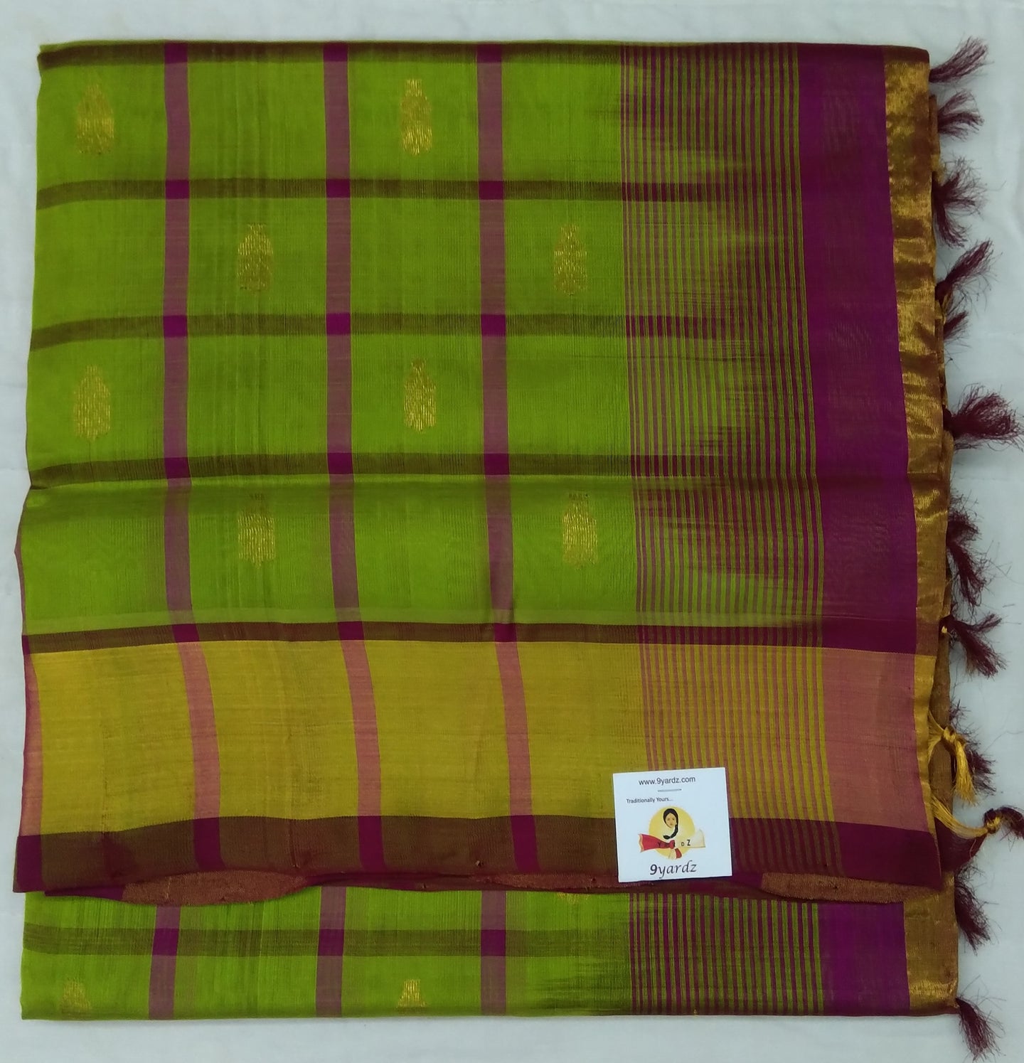 Pure Silk Cotton- checked body