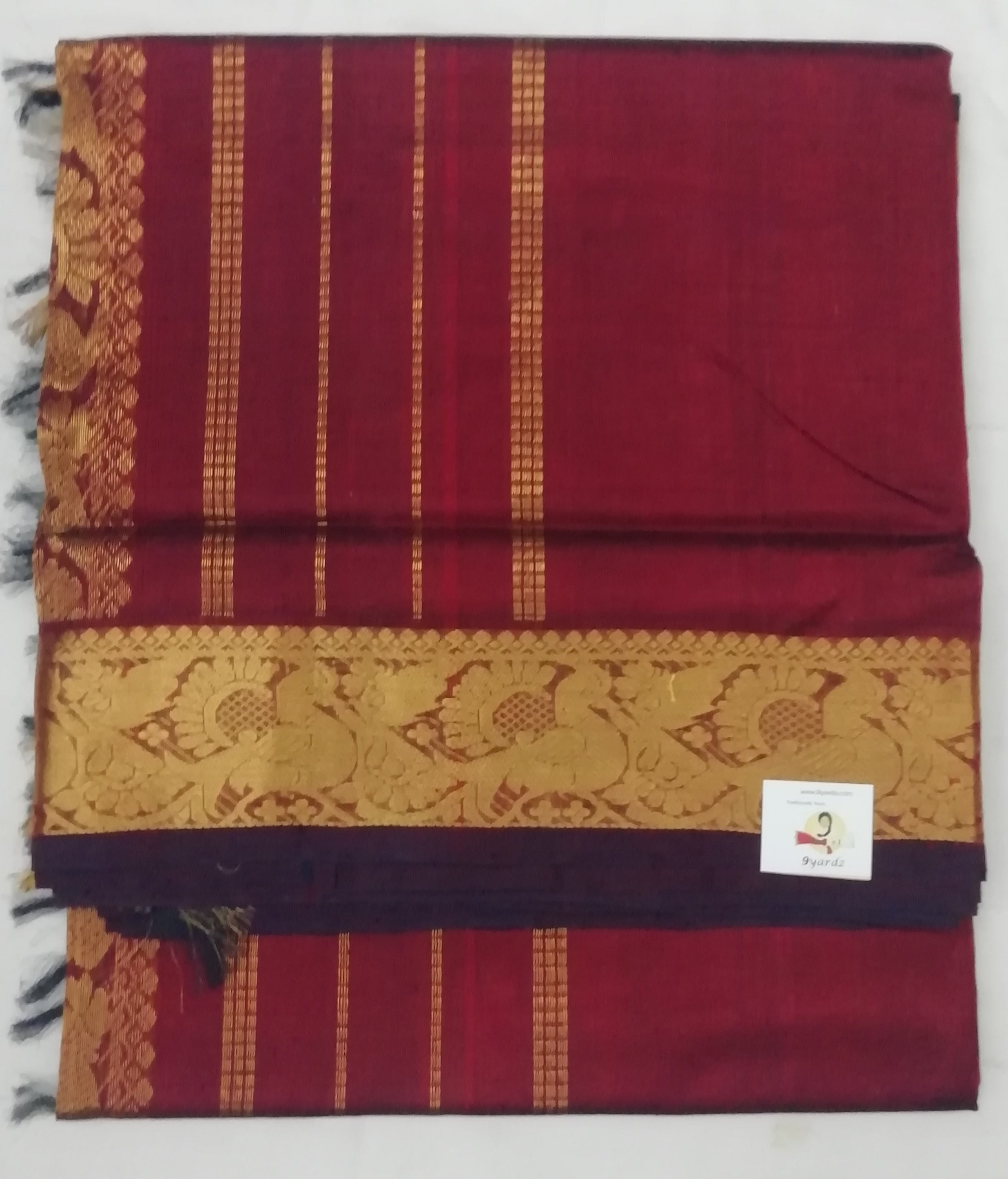 Pure Silk Cotton- Design border