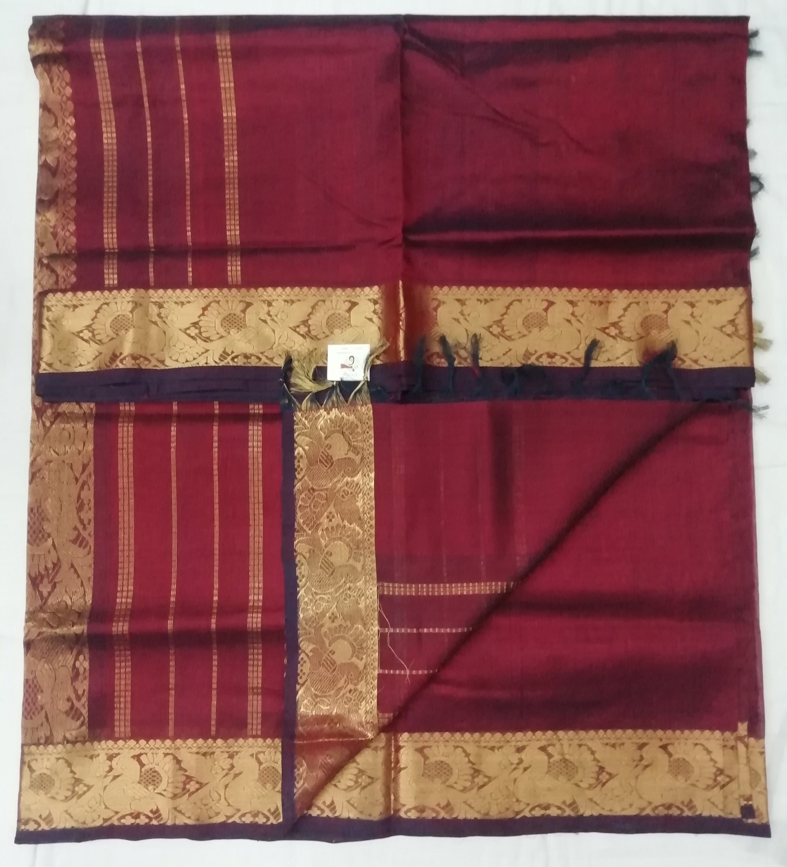 Pure Silk Cotton- Design border