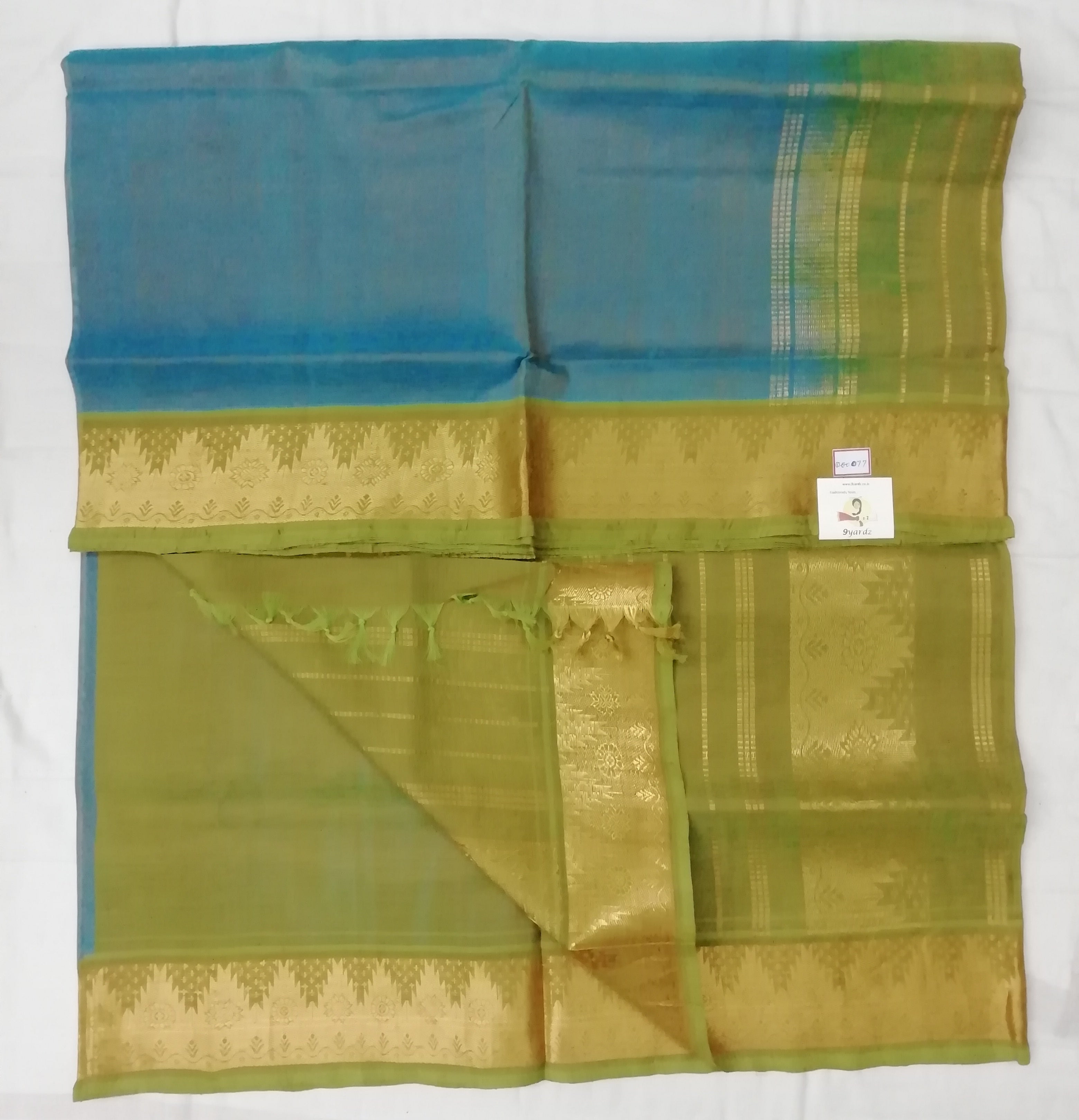 Pure Silk Cotton-Temple Border