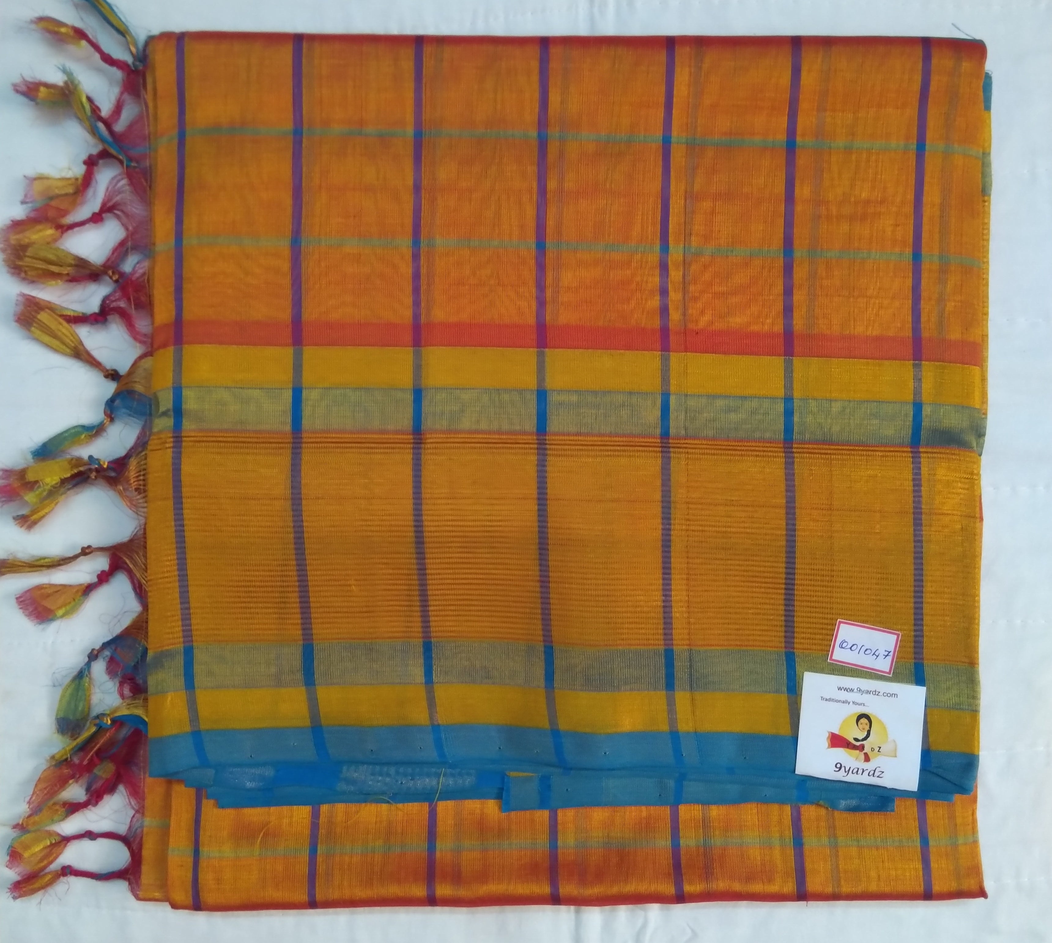 Pure Silk Cotton- checked body