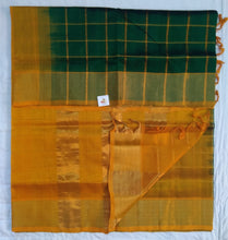 Load image into Gallery viewer, Pure Silk Cotton- zari checked body