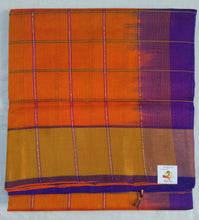 Load image into Gallery viewer, Pure Silk Cotton- zari checked body