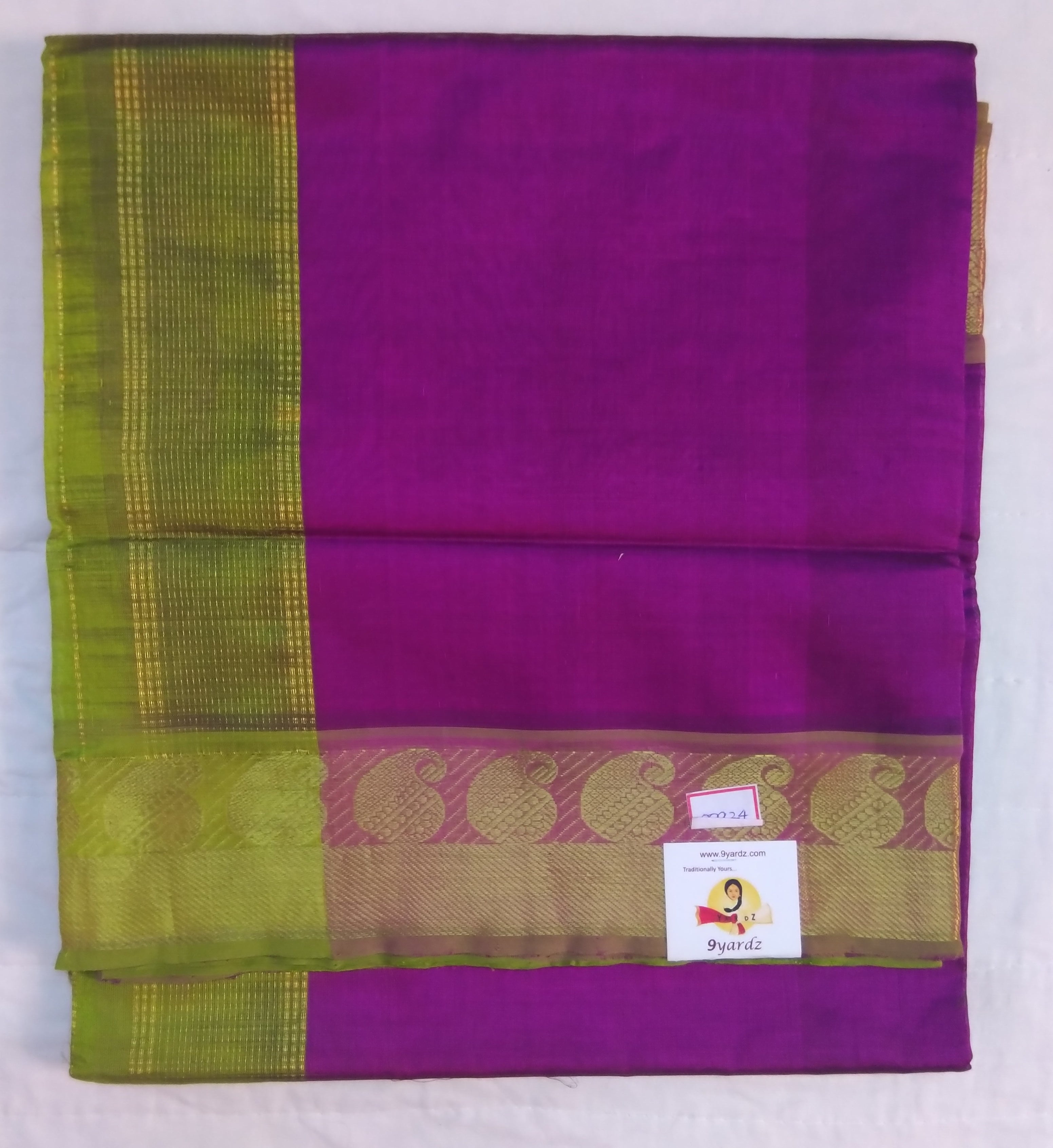 Pure Silk Cotton- Design border