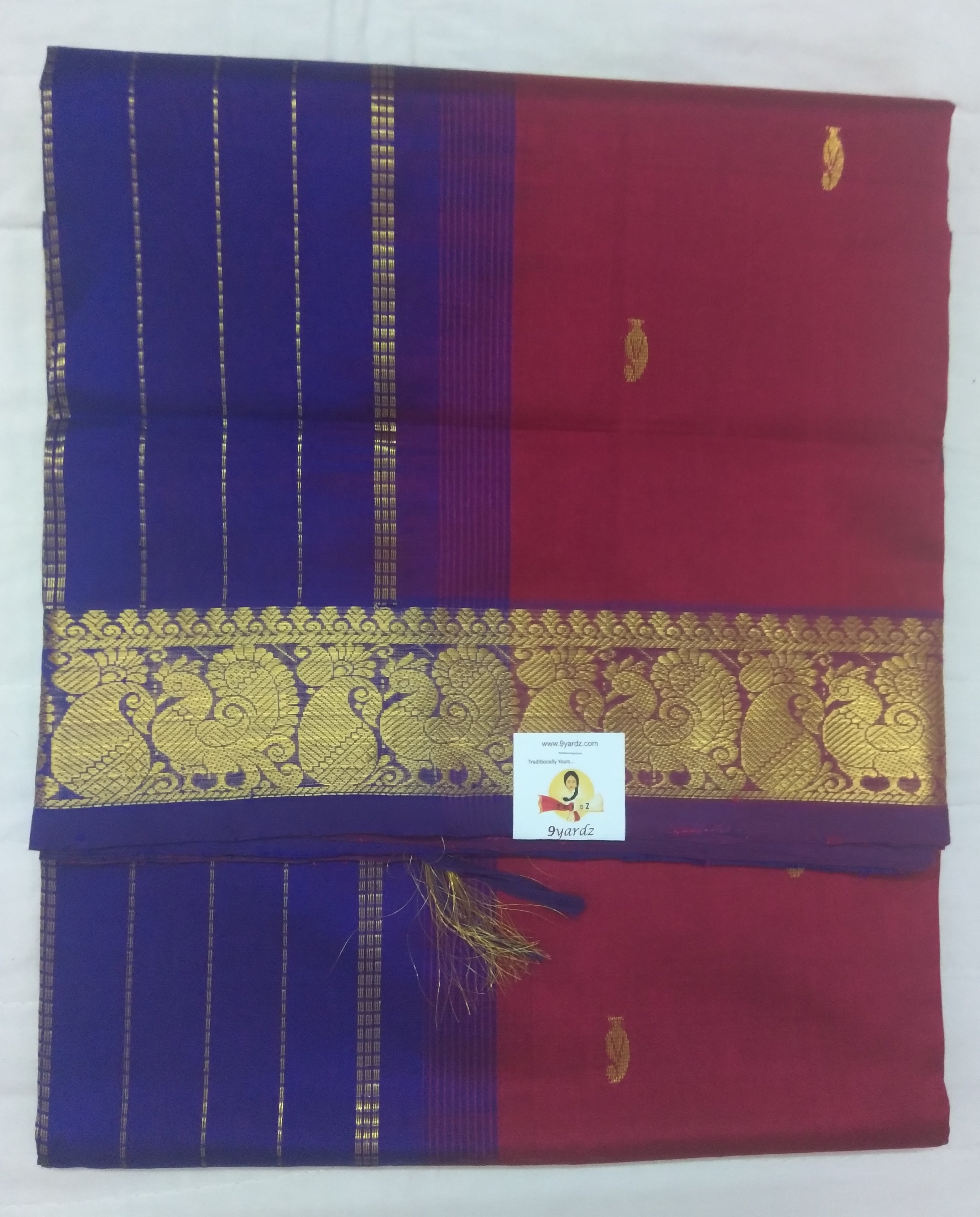 Pure Silk Cotton- Design border