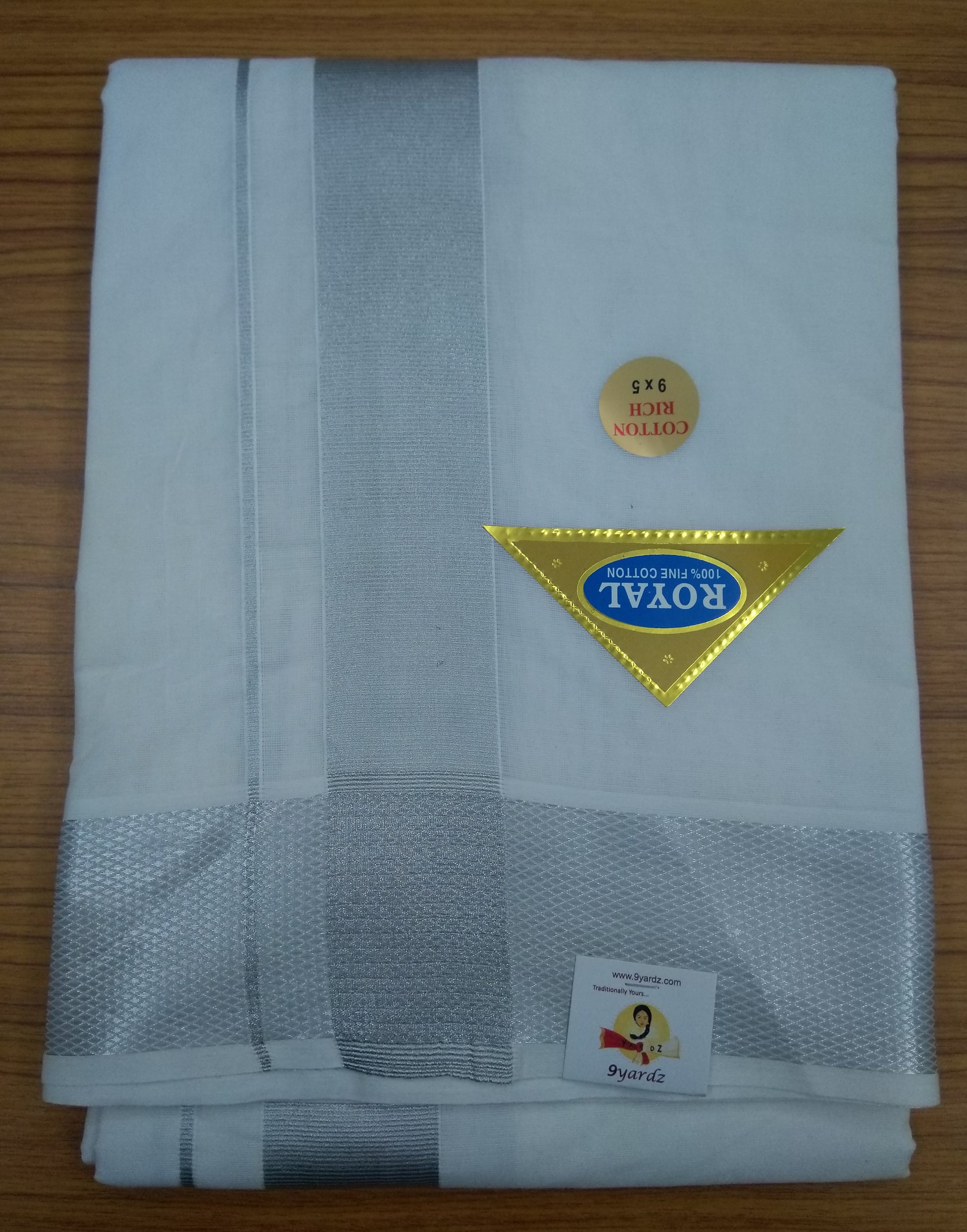 Dhoti 9*5 fine cotton