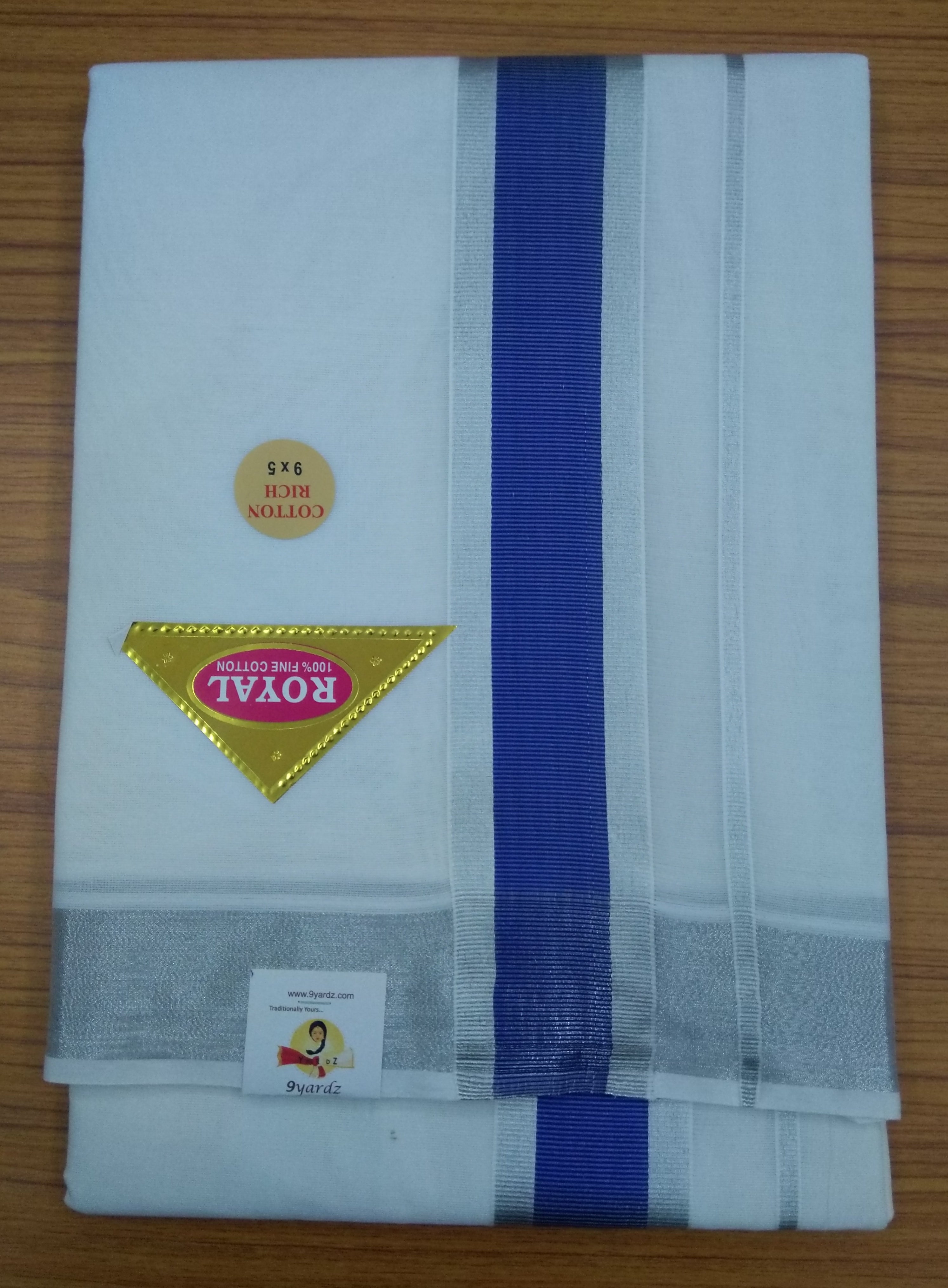 Dhoti 9*5 fine cotton