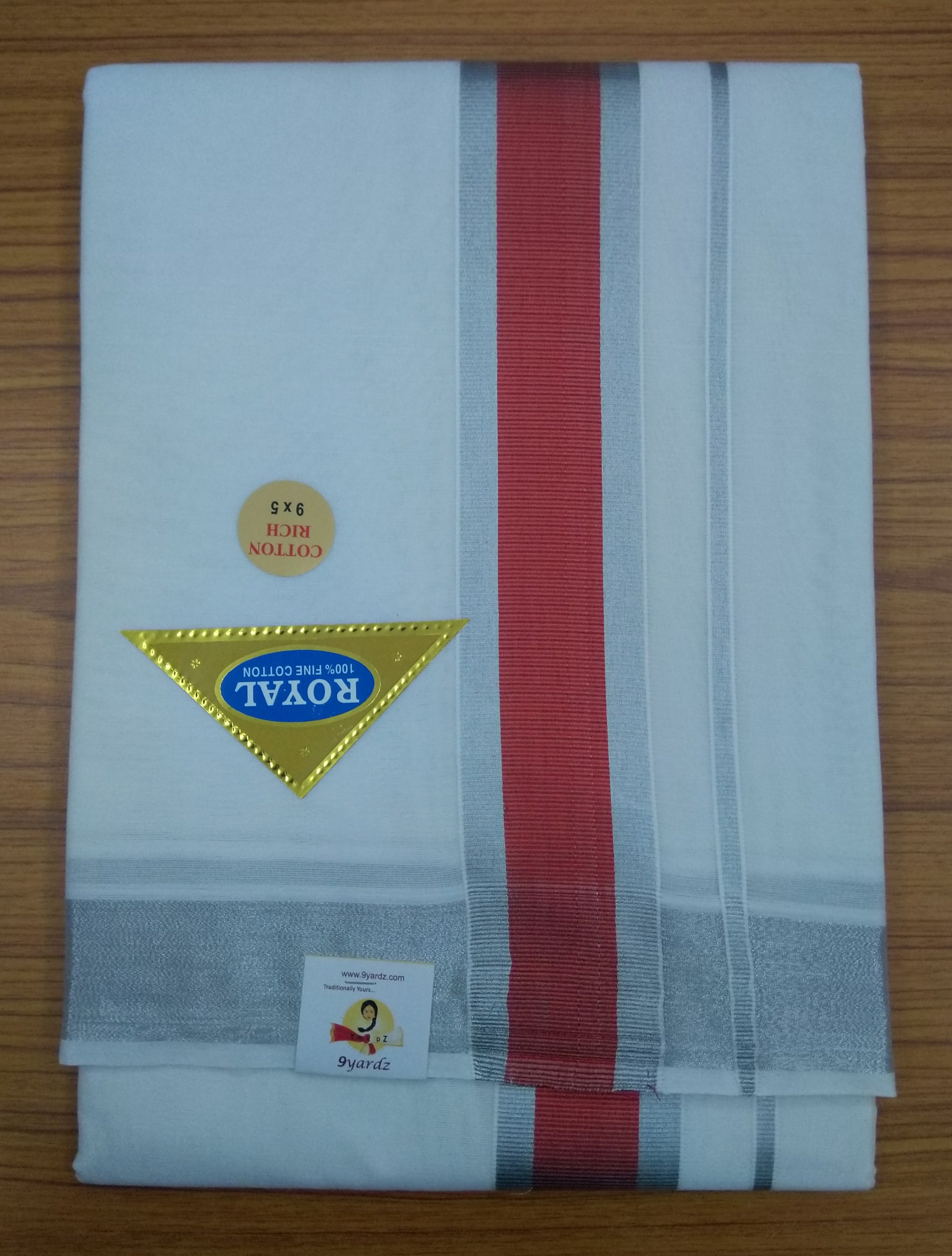 Dhoti 9*5 fine cotton