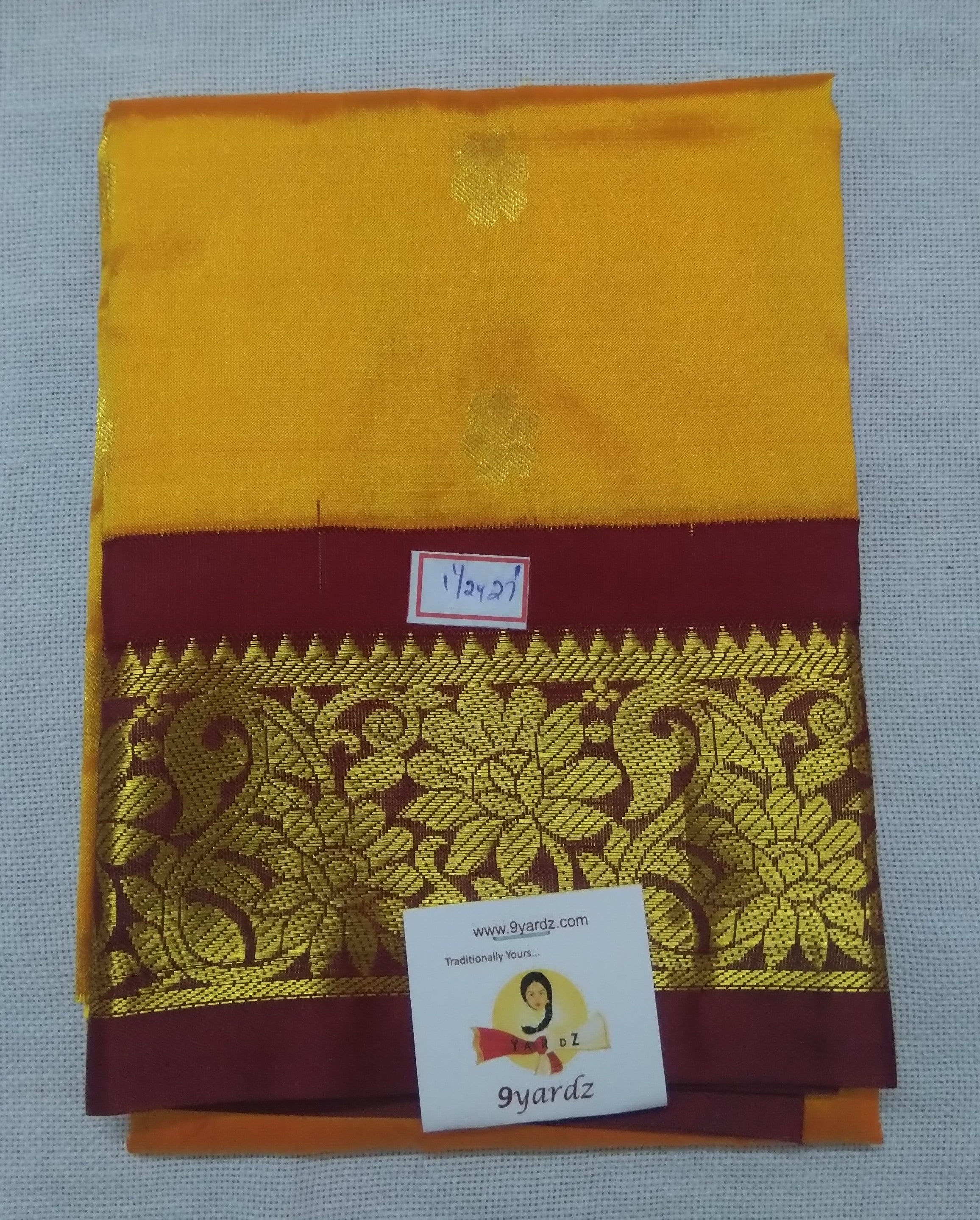 Pattu Pavadai Pure silk 27"