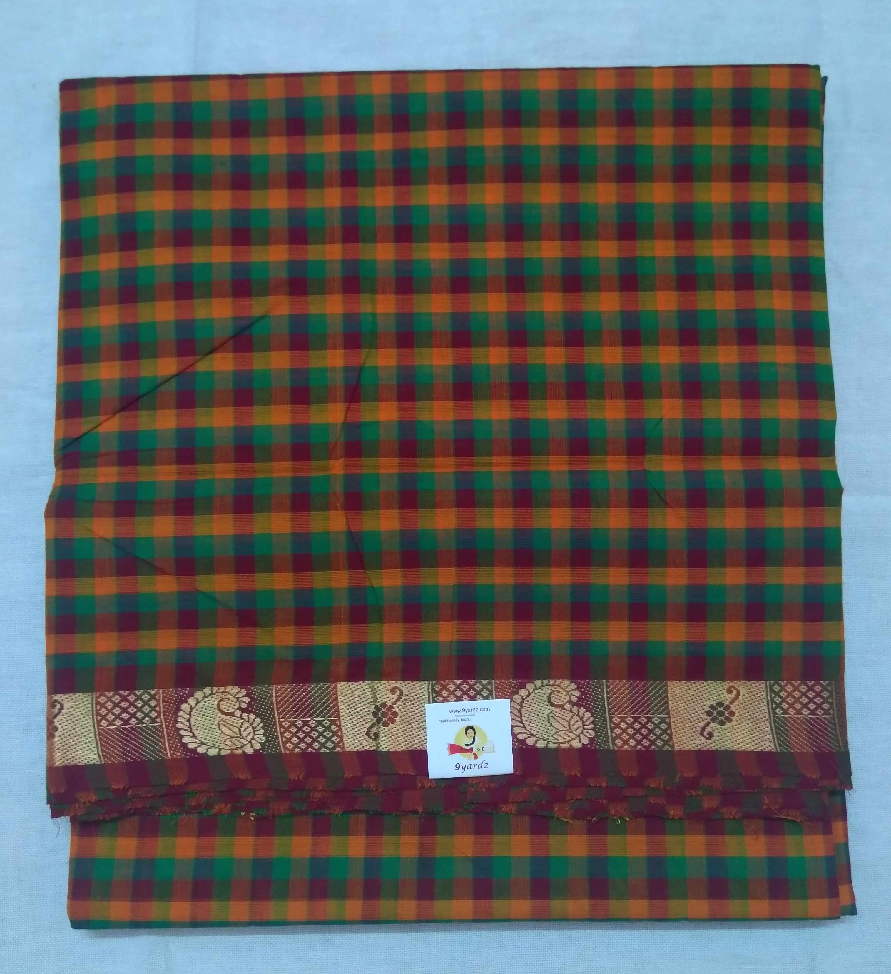 Chettinadu cotton 9.5yardz