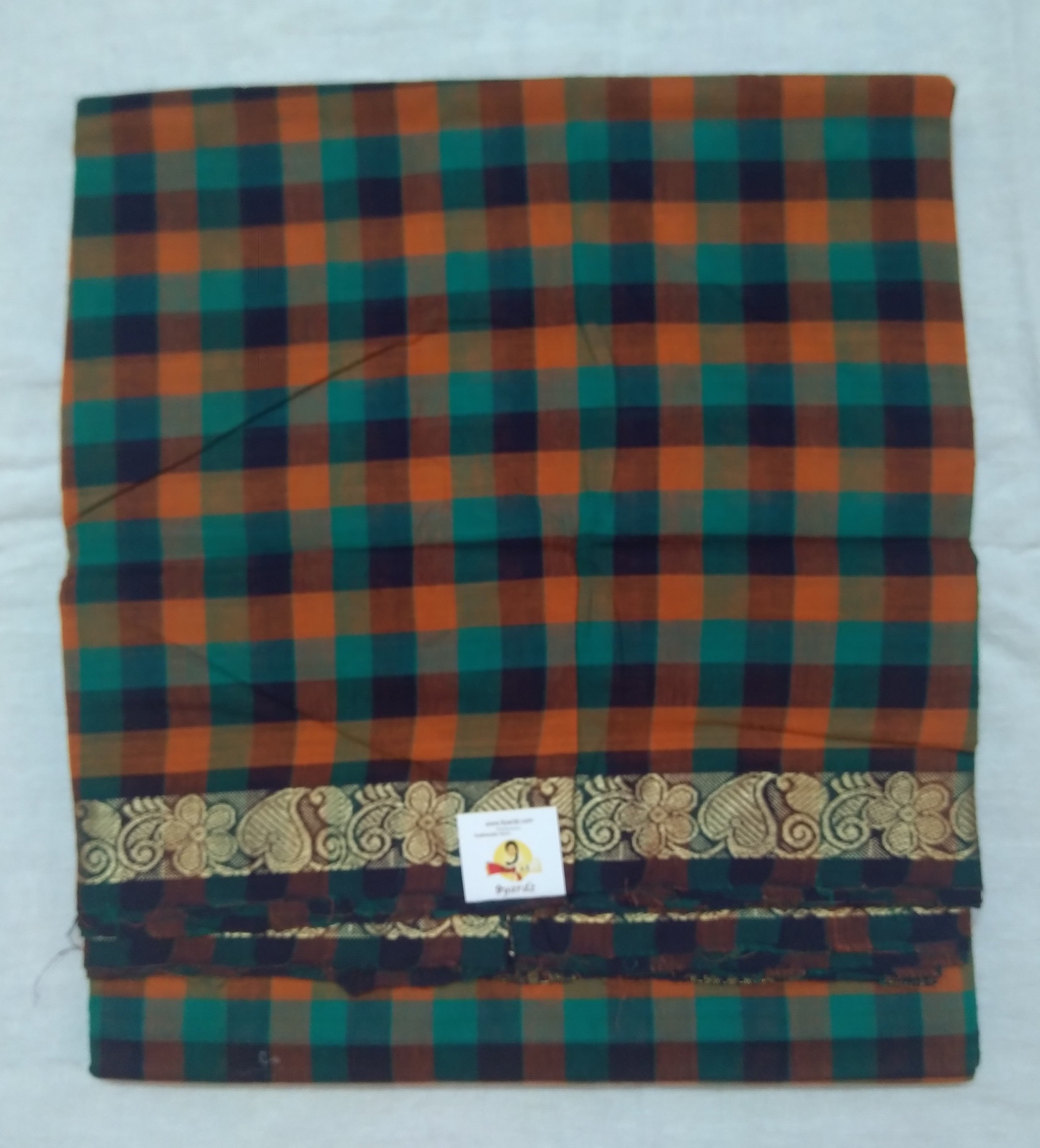 Chettinadu cotton 9.5yardz