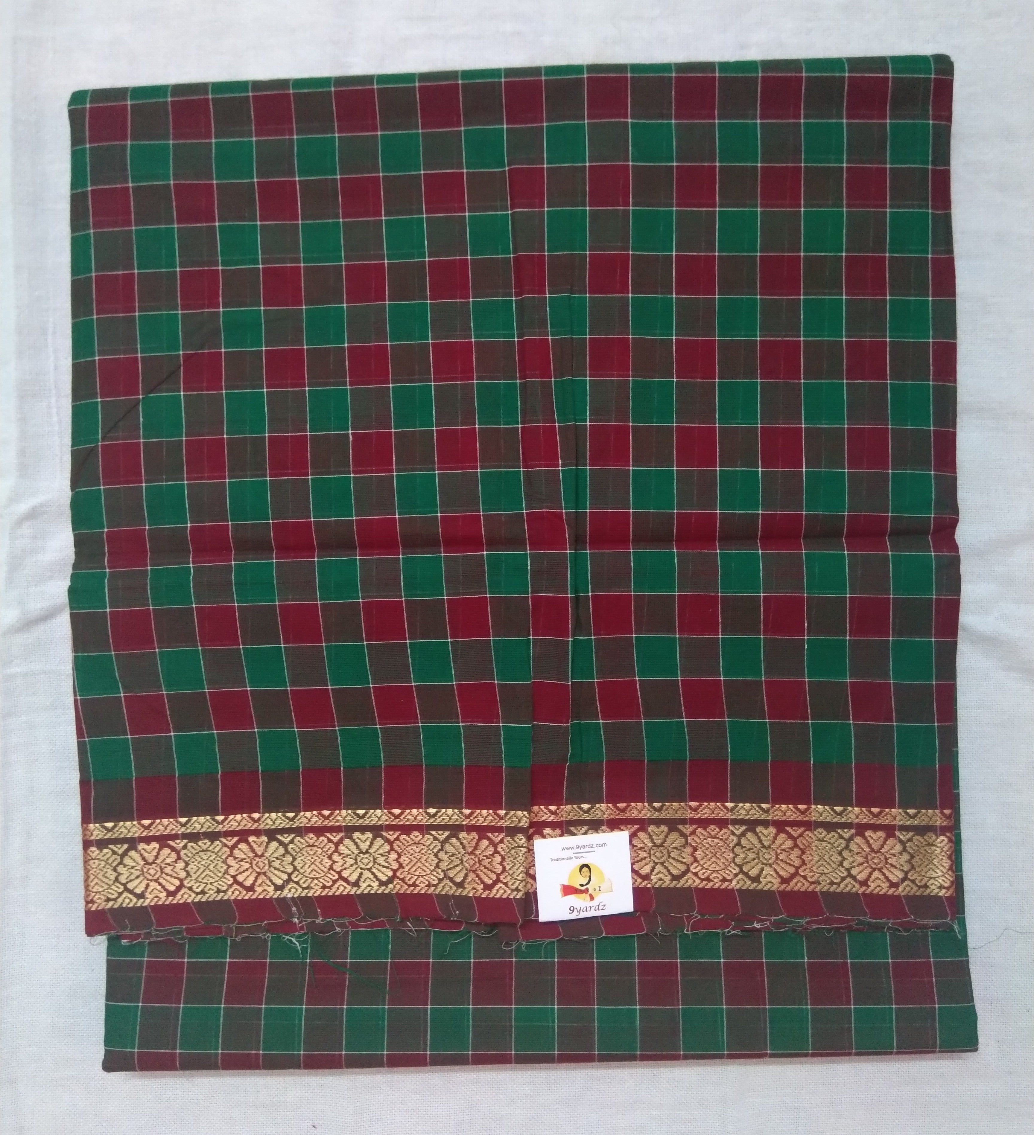 Chettinadu cotton 9.5yardz