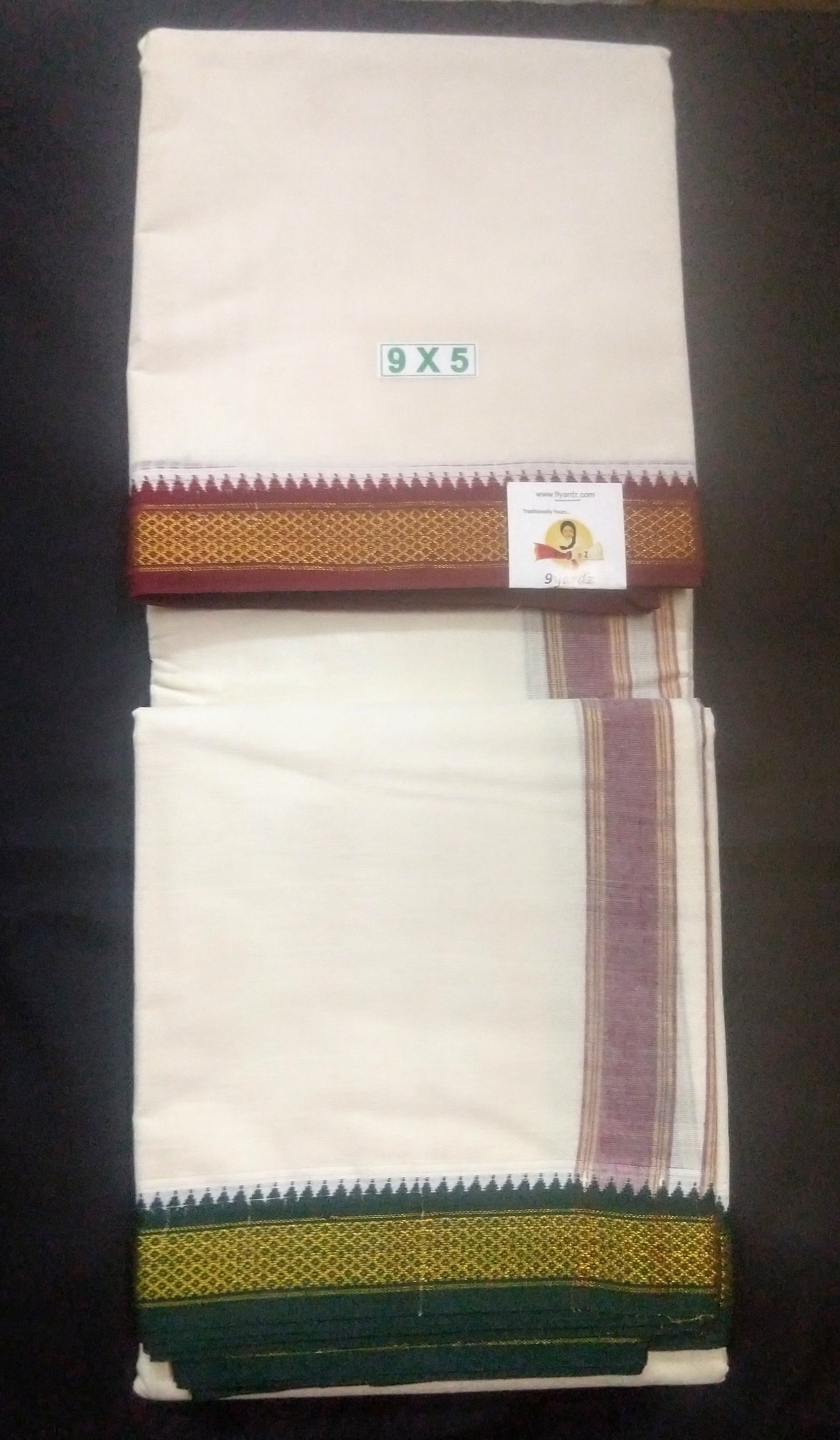 Cotton  Dhothi 9*5
