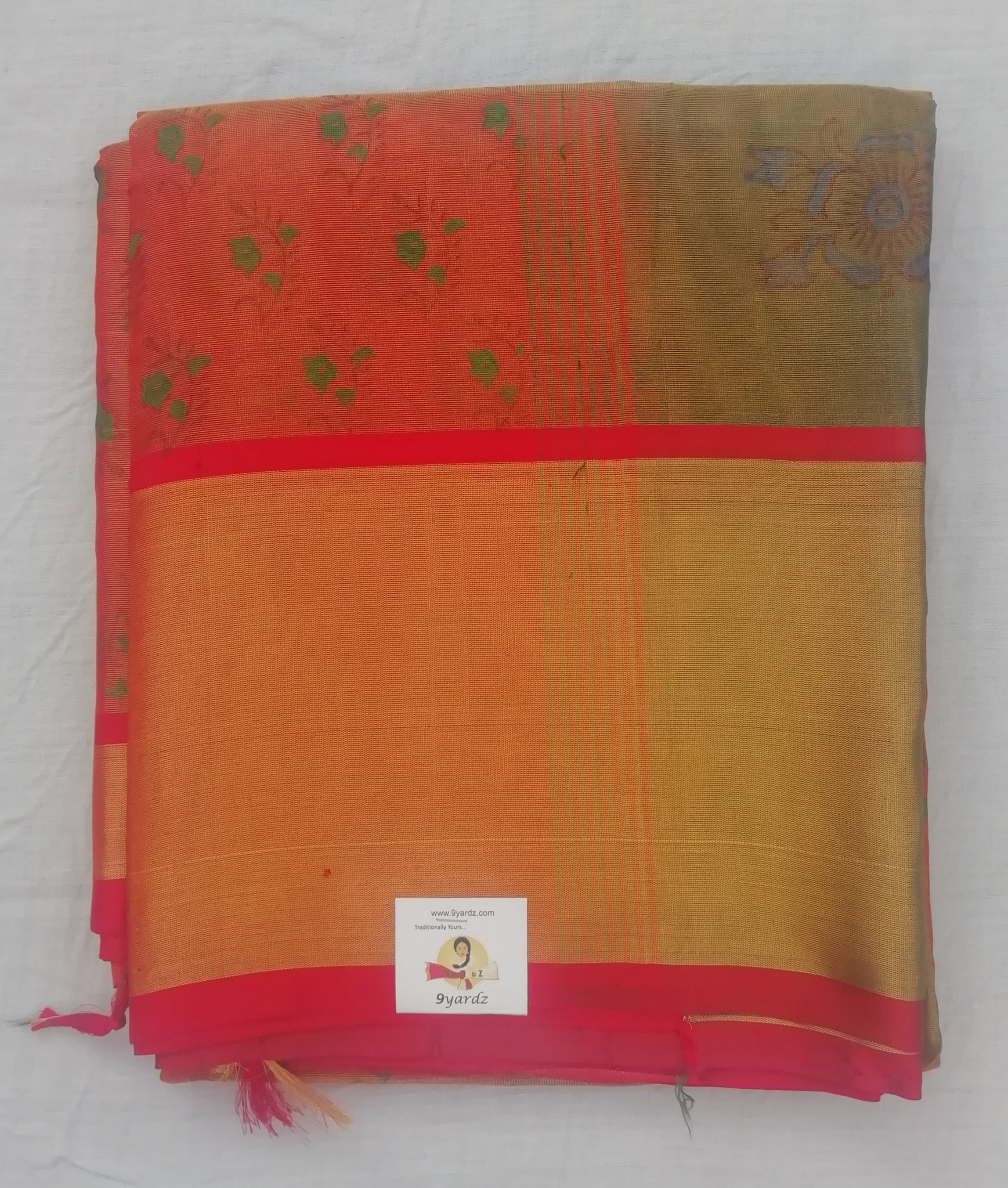 Pure Silk Cotton Tissue- printed