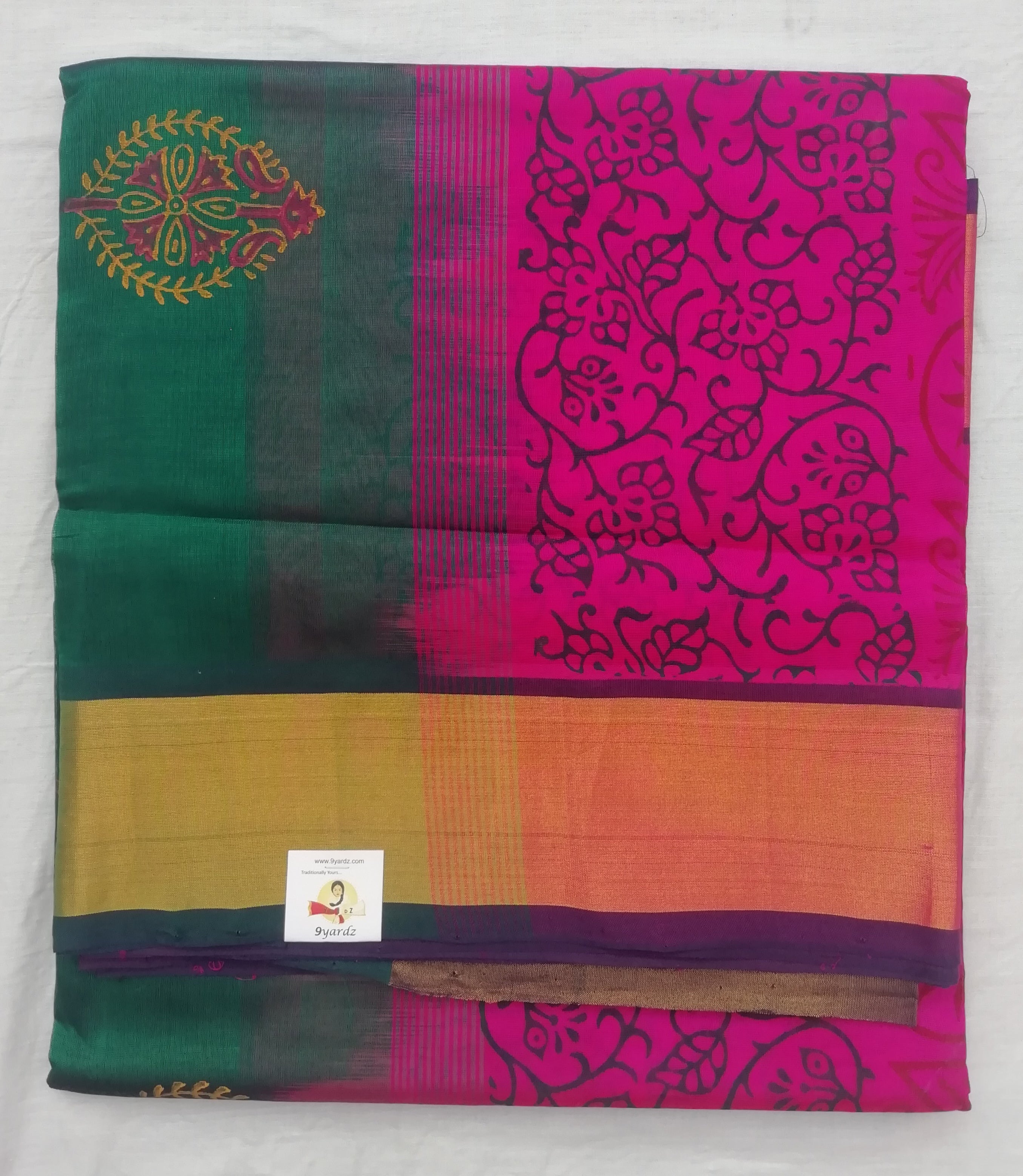 Pure Silk Cotton- printed