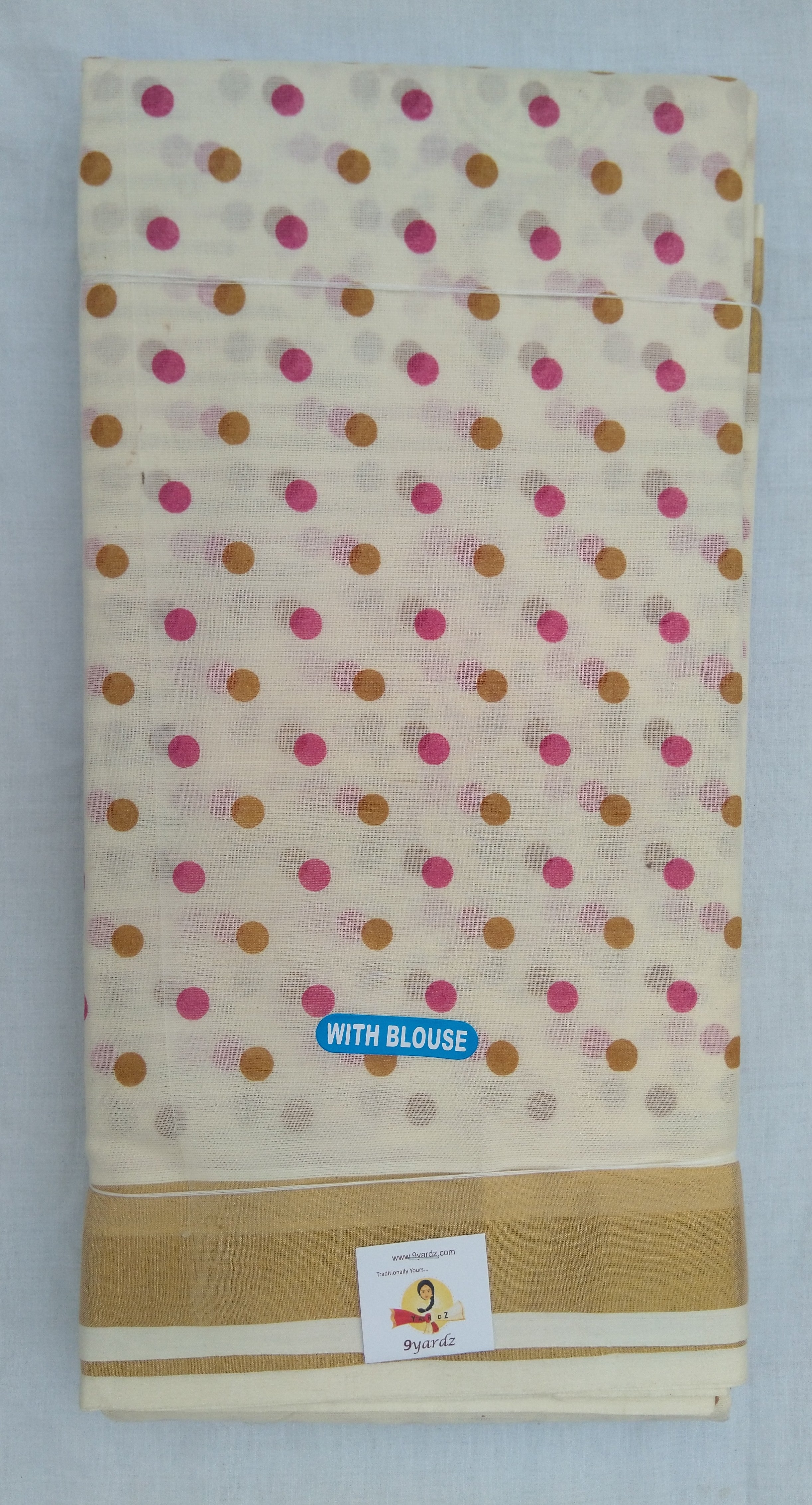 Cotton printed saree