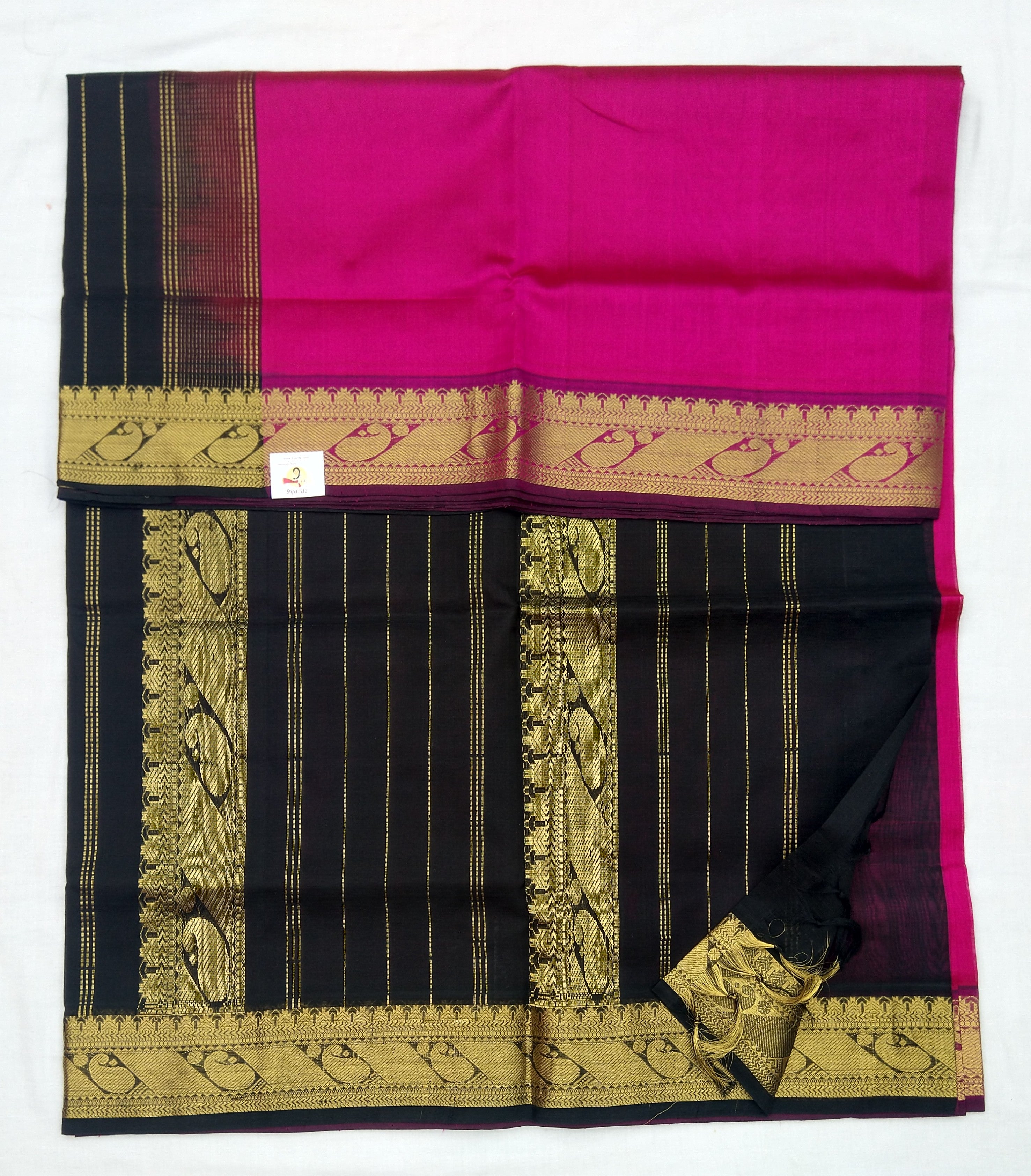 Pure silk cotton-Designer Border