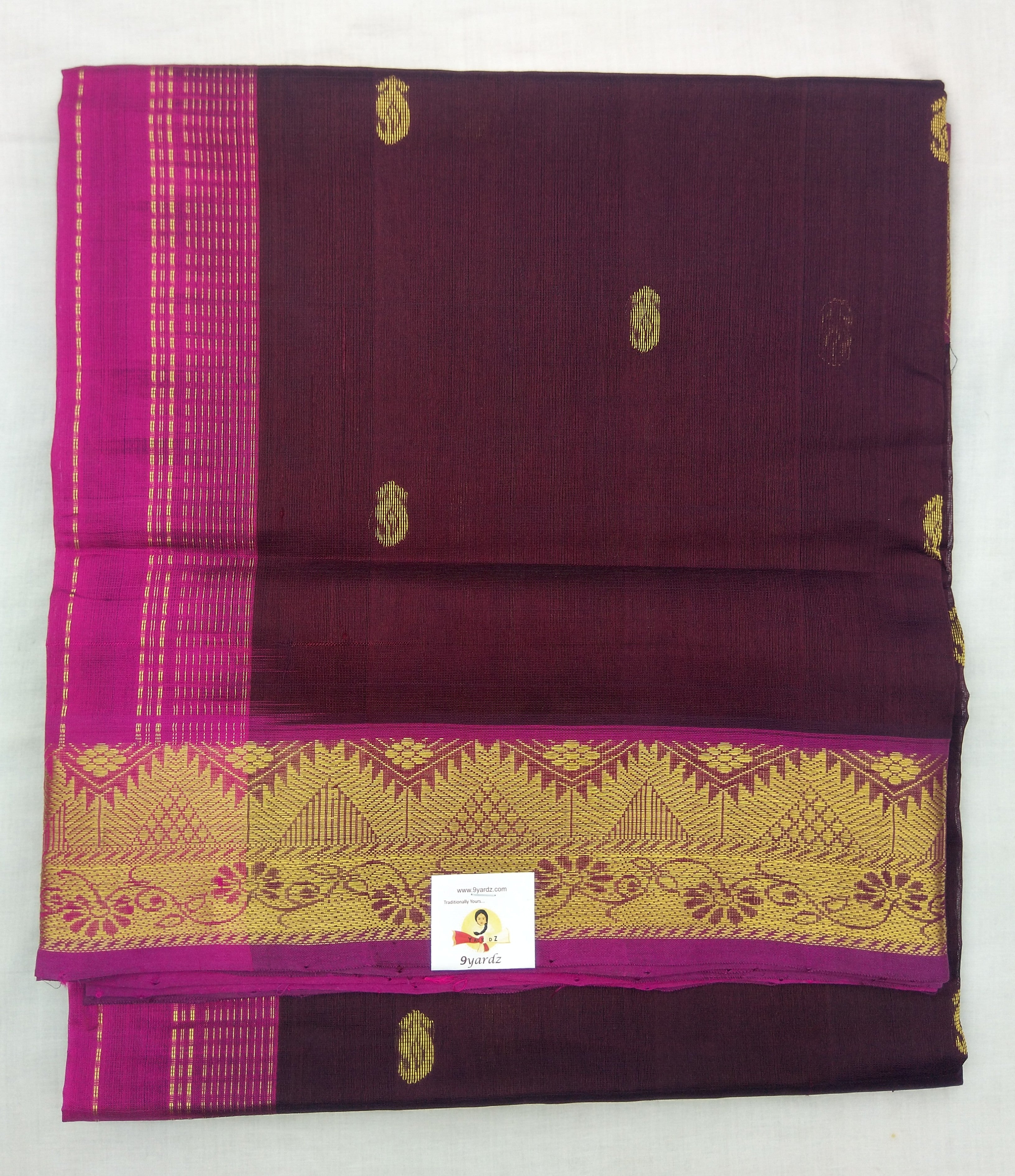 Pure silk cotton with butta