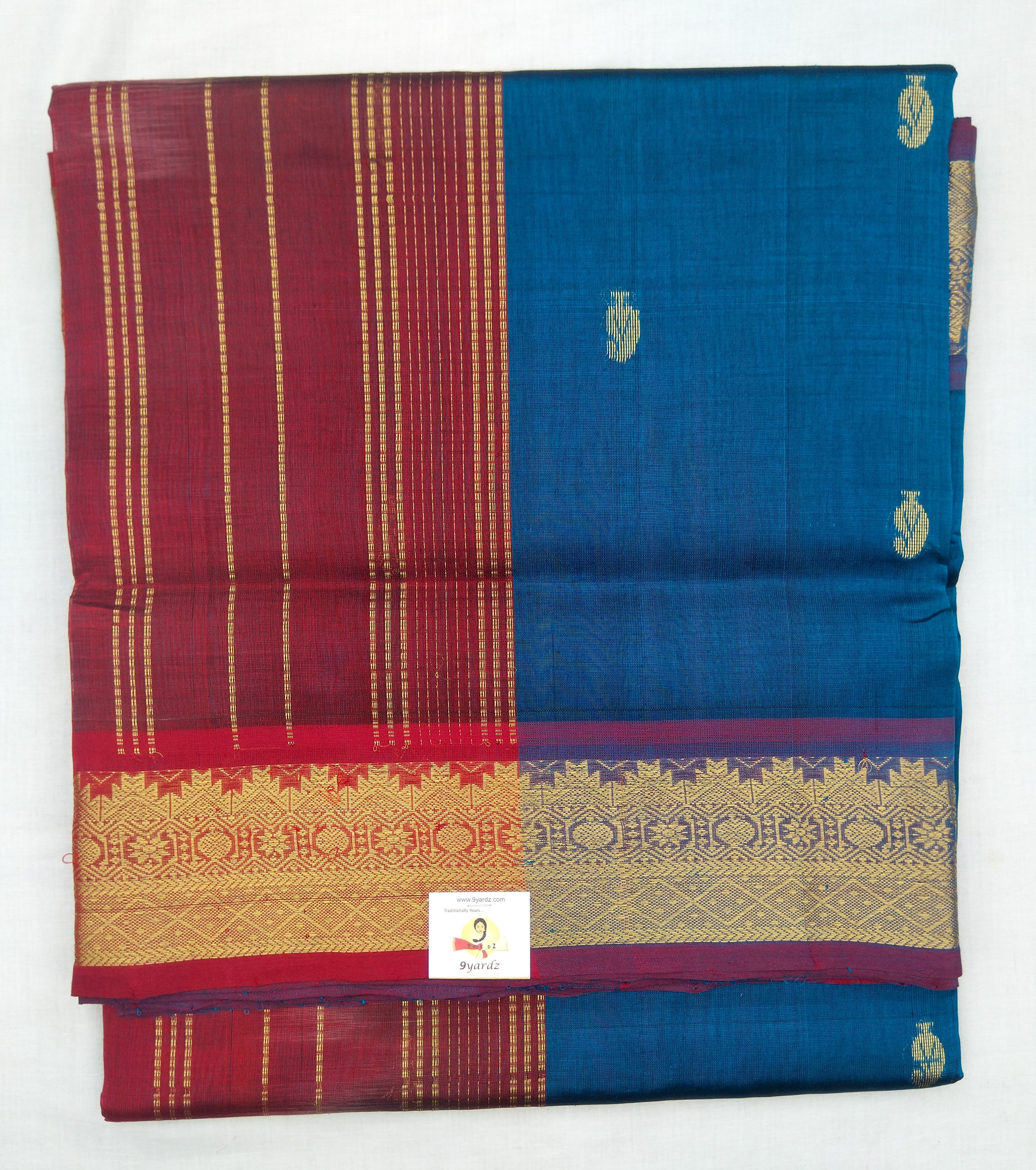 Pure silk cotton with butta