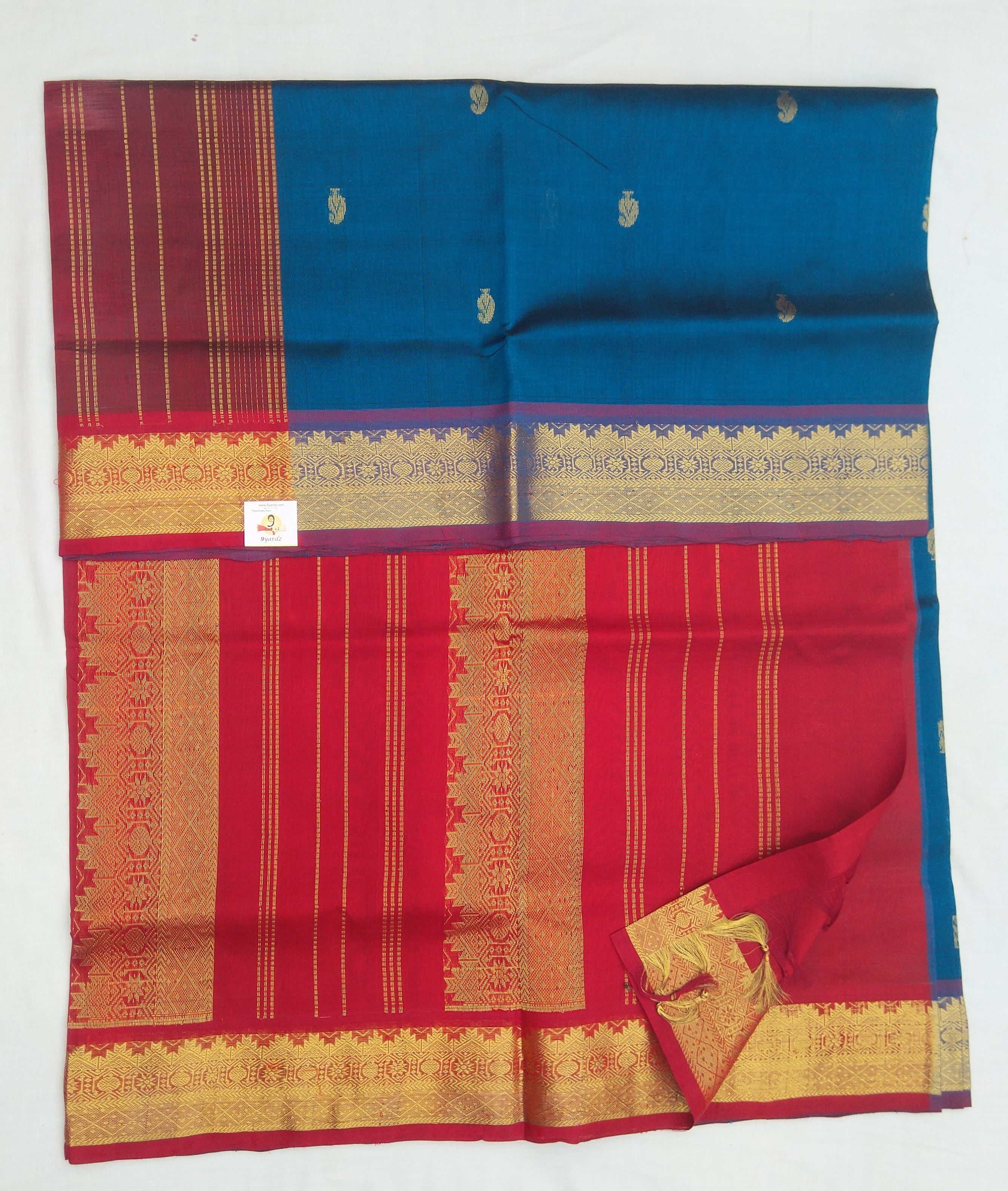 Pure silk cotton with butta