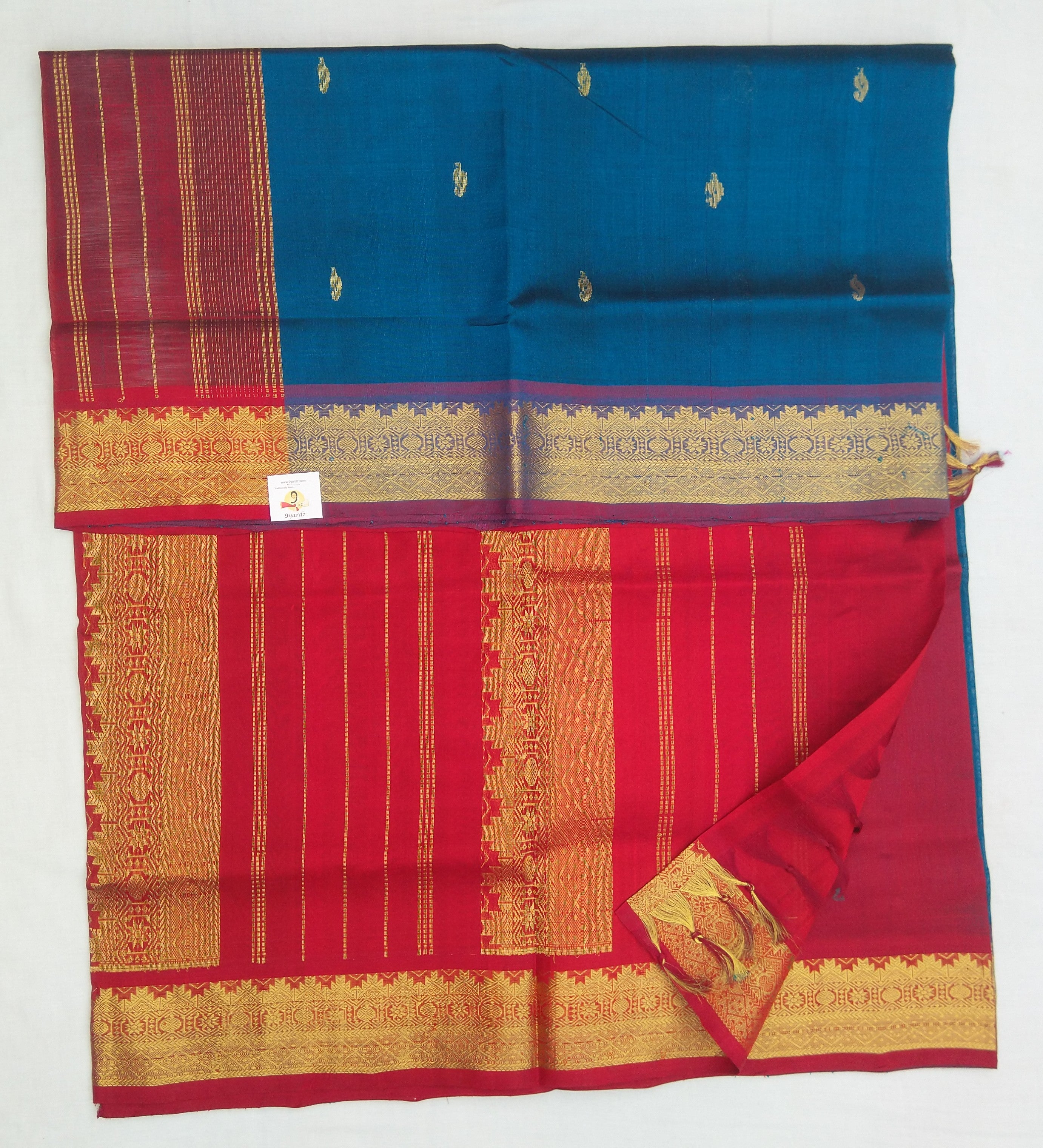 Pure silk cotton with butta